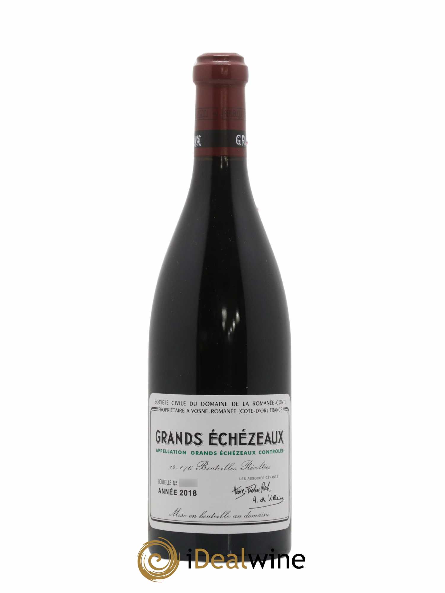 Grands-Echezeaux Grand Cru Domaine de la Romanée-Conti 2018 - Lot de 1 bouteille - 0