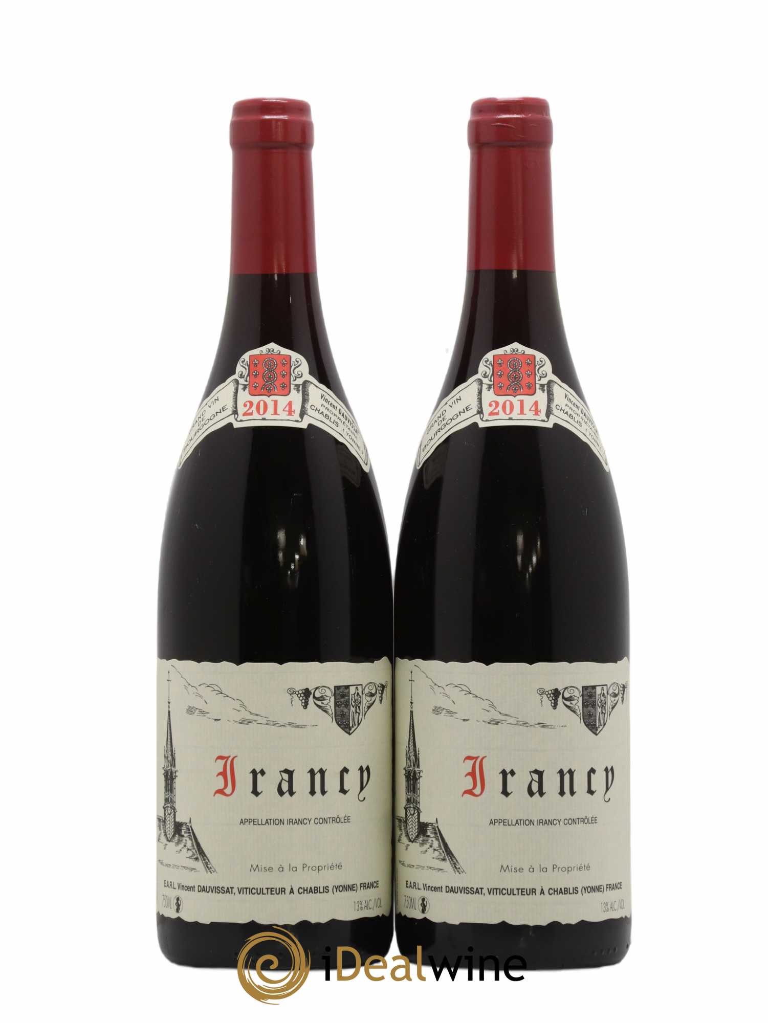 Irancy Vincent Dauvissat (Domaine) 2014 - Lot de 2 bouteilles - 0