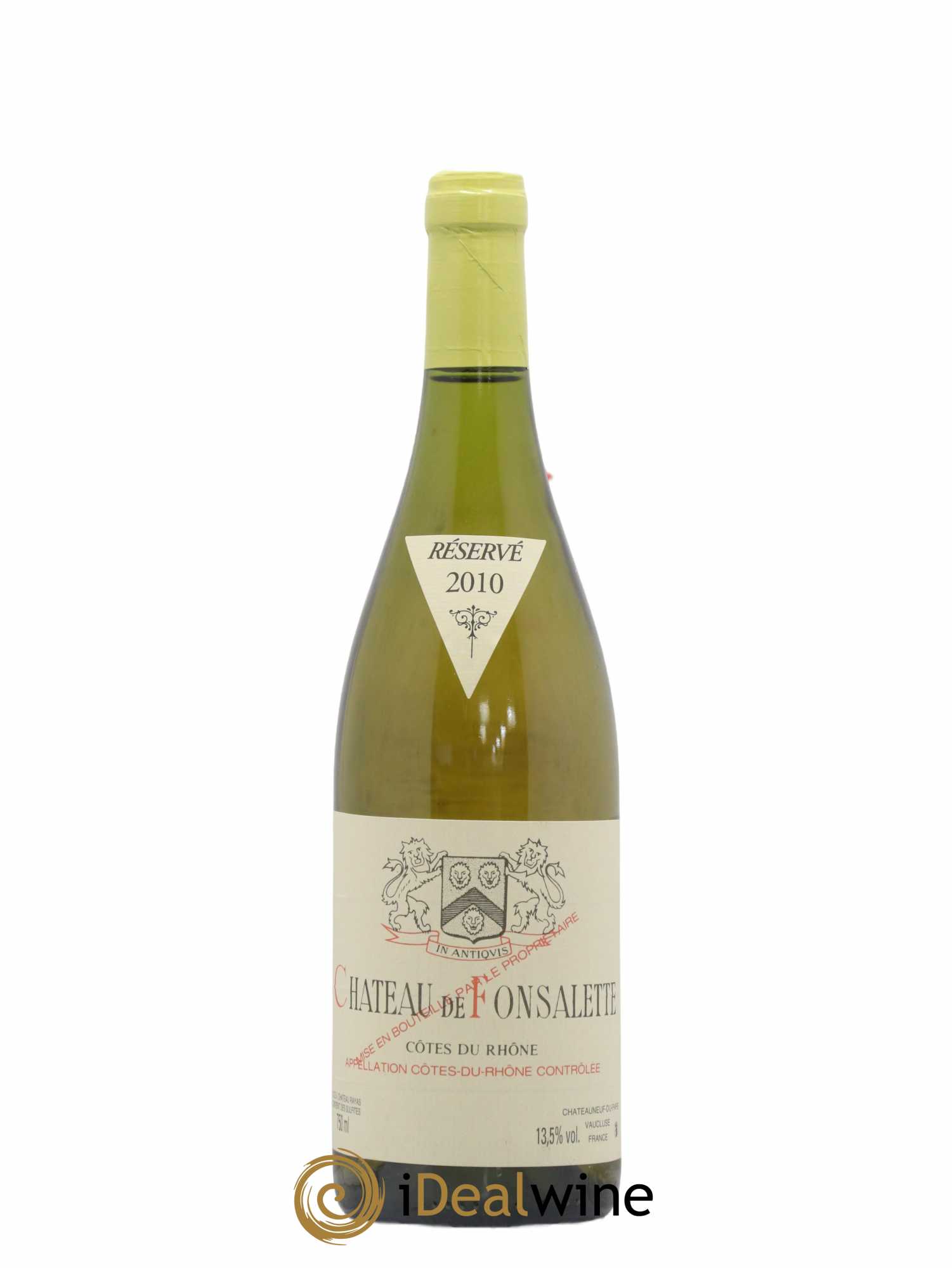 Côtes-du-Rhône Château de Fonsalette Emmanuel Reynaud 2010 - Lot de 1 bouteille - 0
