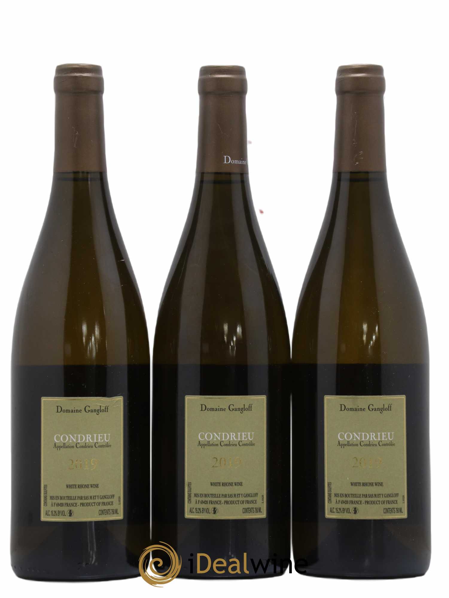 Condrieu Domaine Gangloff (Domaine) 2019 - Lot de 3 bouteilles - 1