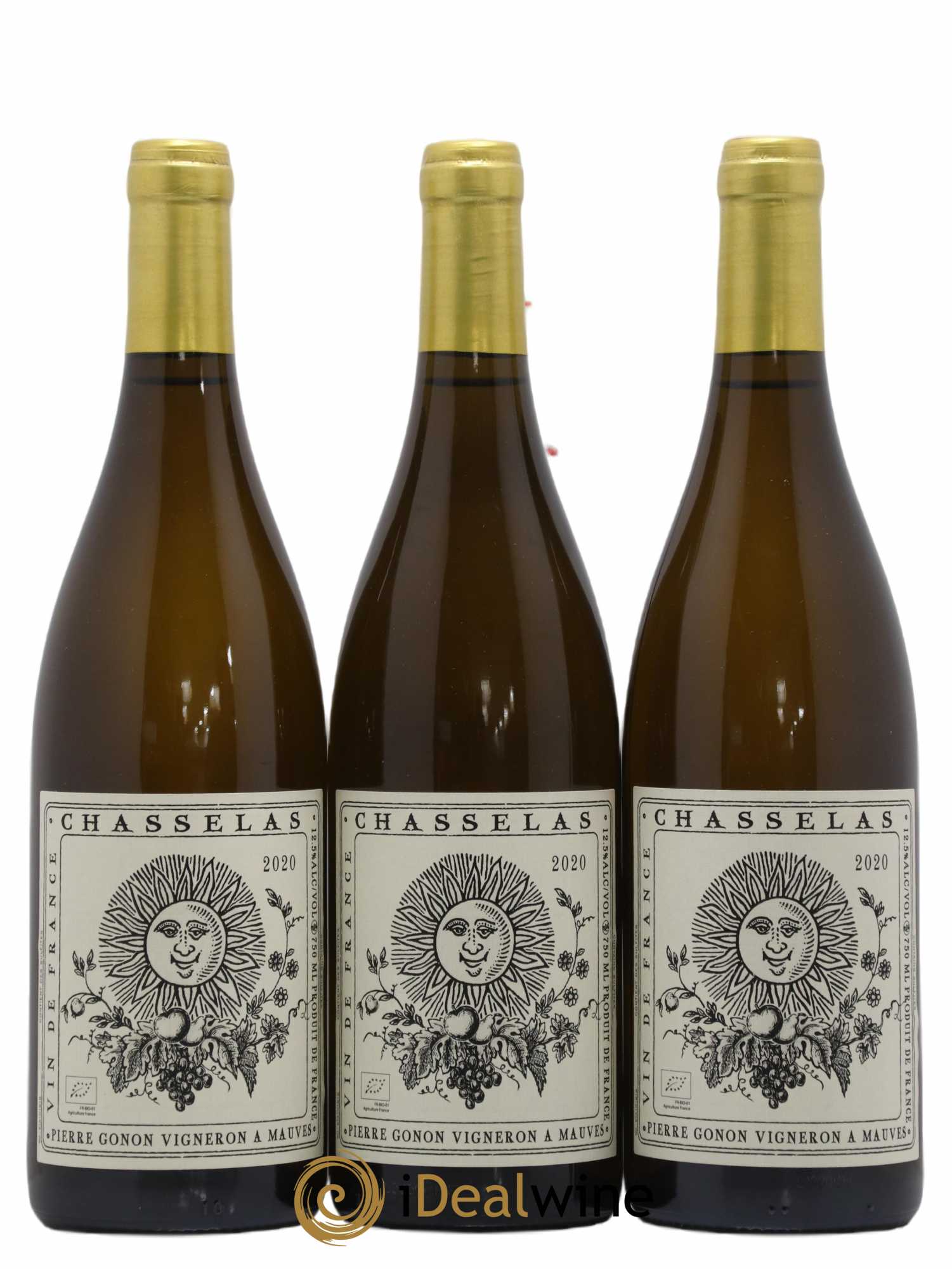 Vin de France Chasselas Gonon (Domaine) 2020 - Lotto di 3 bottiglie - 0