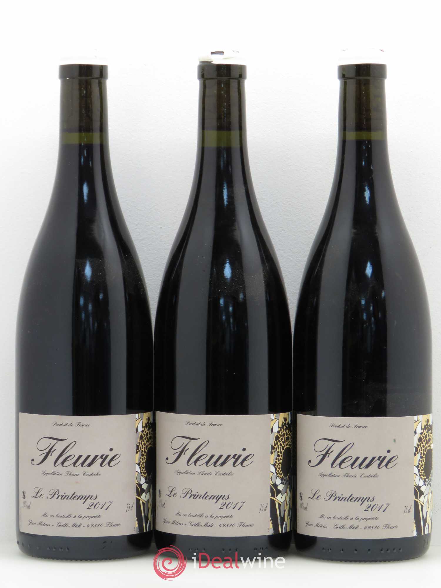 Fleurie Le Printemps Yvon Métras 2017 - Lot de 3 bouteilles - 0