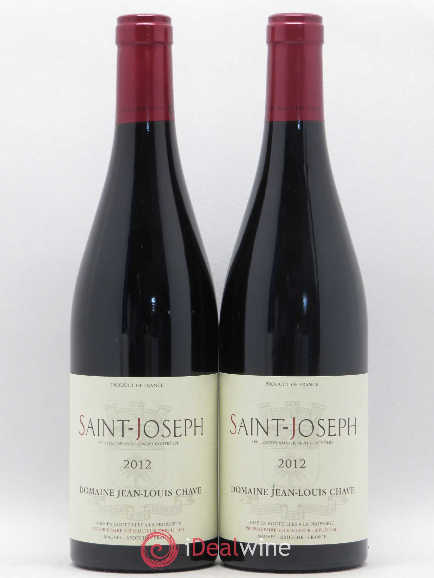 Saint-Joseph Jean-Louis Chave 2012 - Lot de 2 bouteilles - 0
