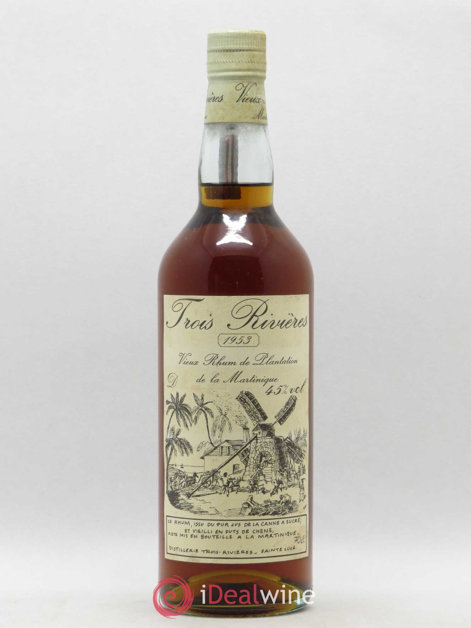 Rhum Vintage Rhum Vieux Agricole Trois Rivières 1953 - Posten von 1 Flasche - 0