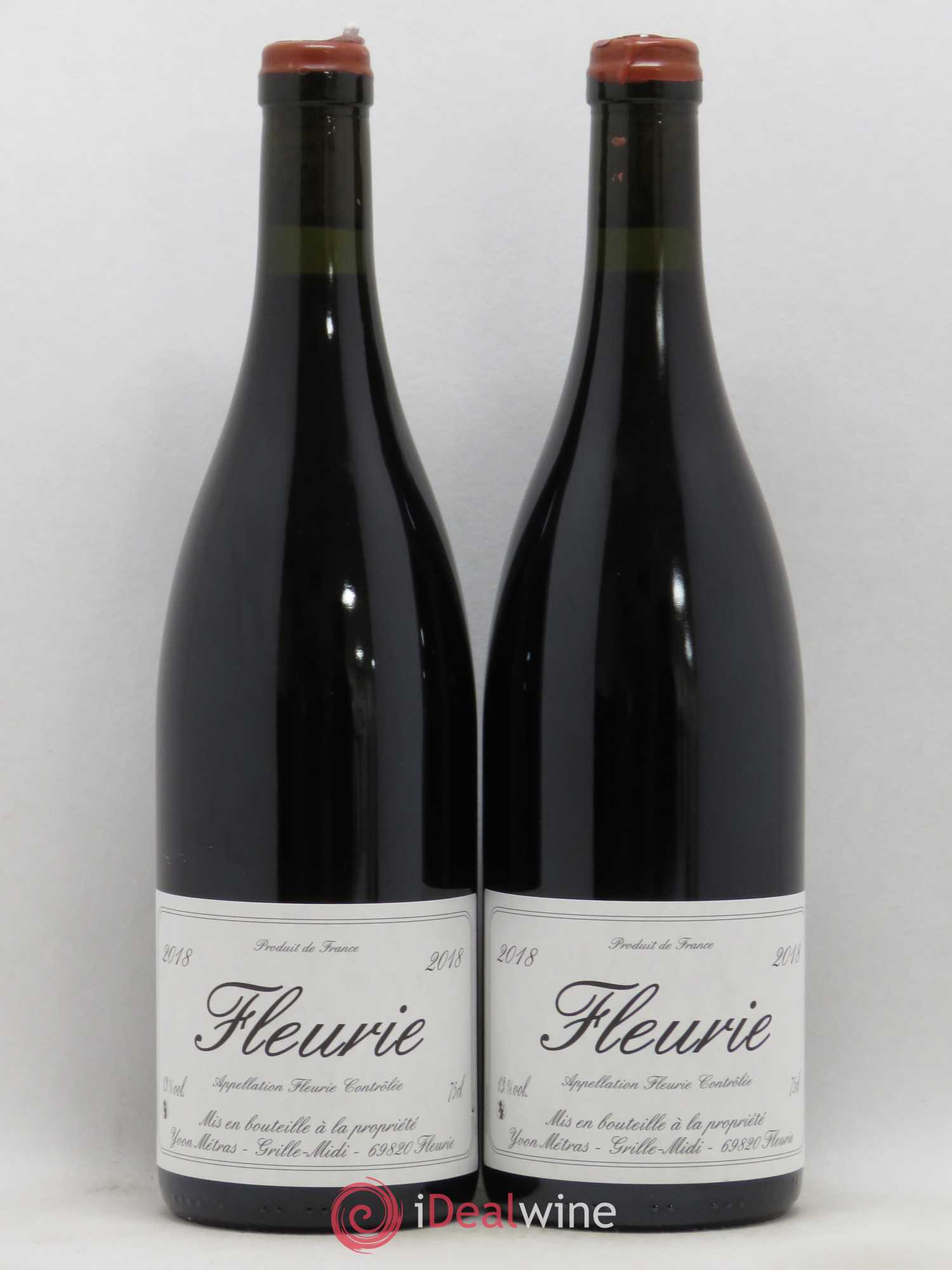 Fleurie Yvon Métras 2018 - Lot de 2 bouteilles - 0