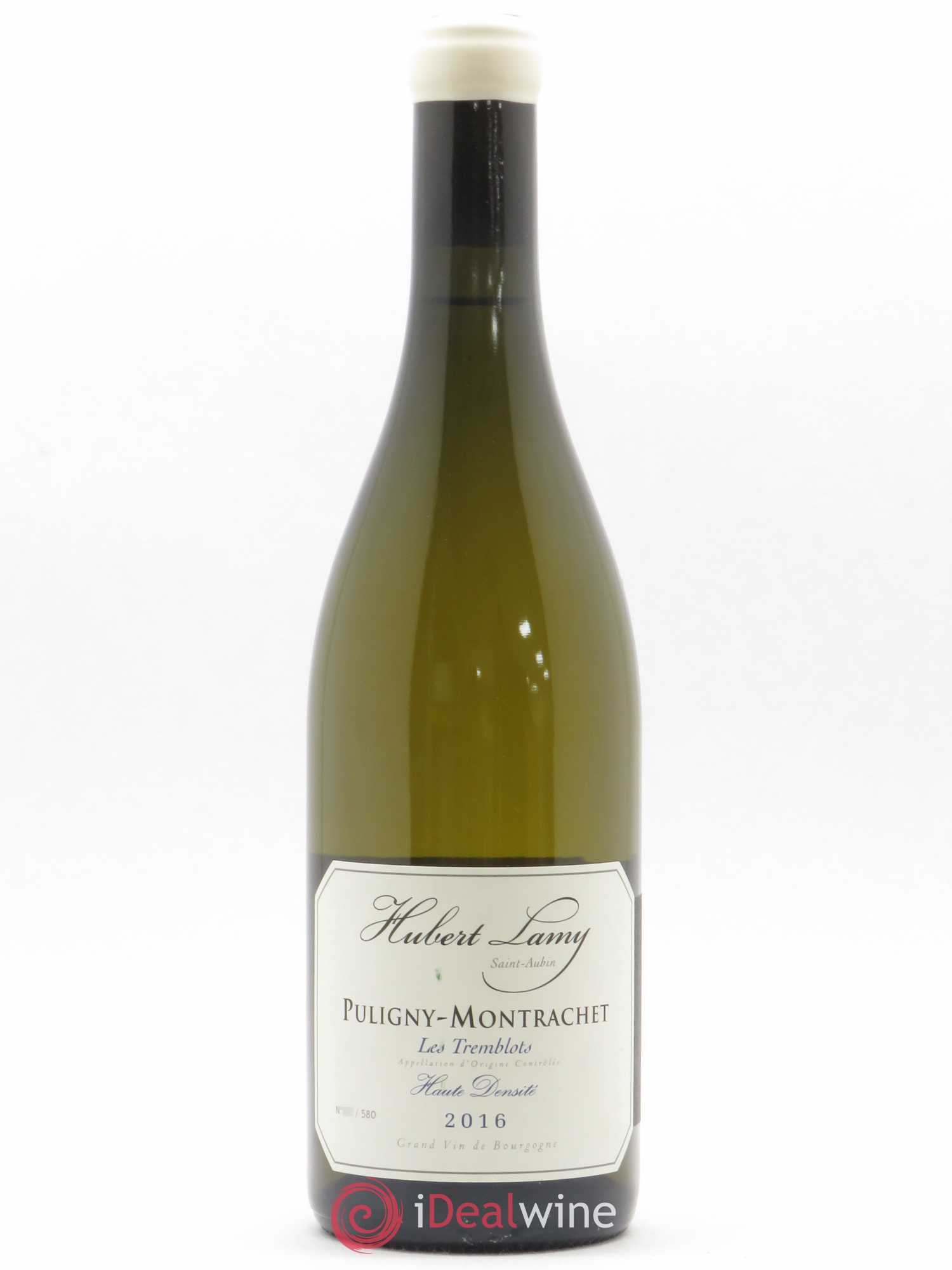 Puligny-Montrachet Les Tremblots Vieilles Vignes Hubert Lamy Haute densité 2016 - Lot de 1 bouteille - 0