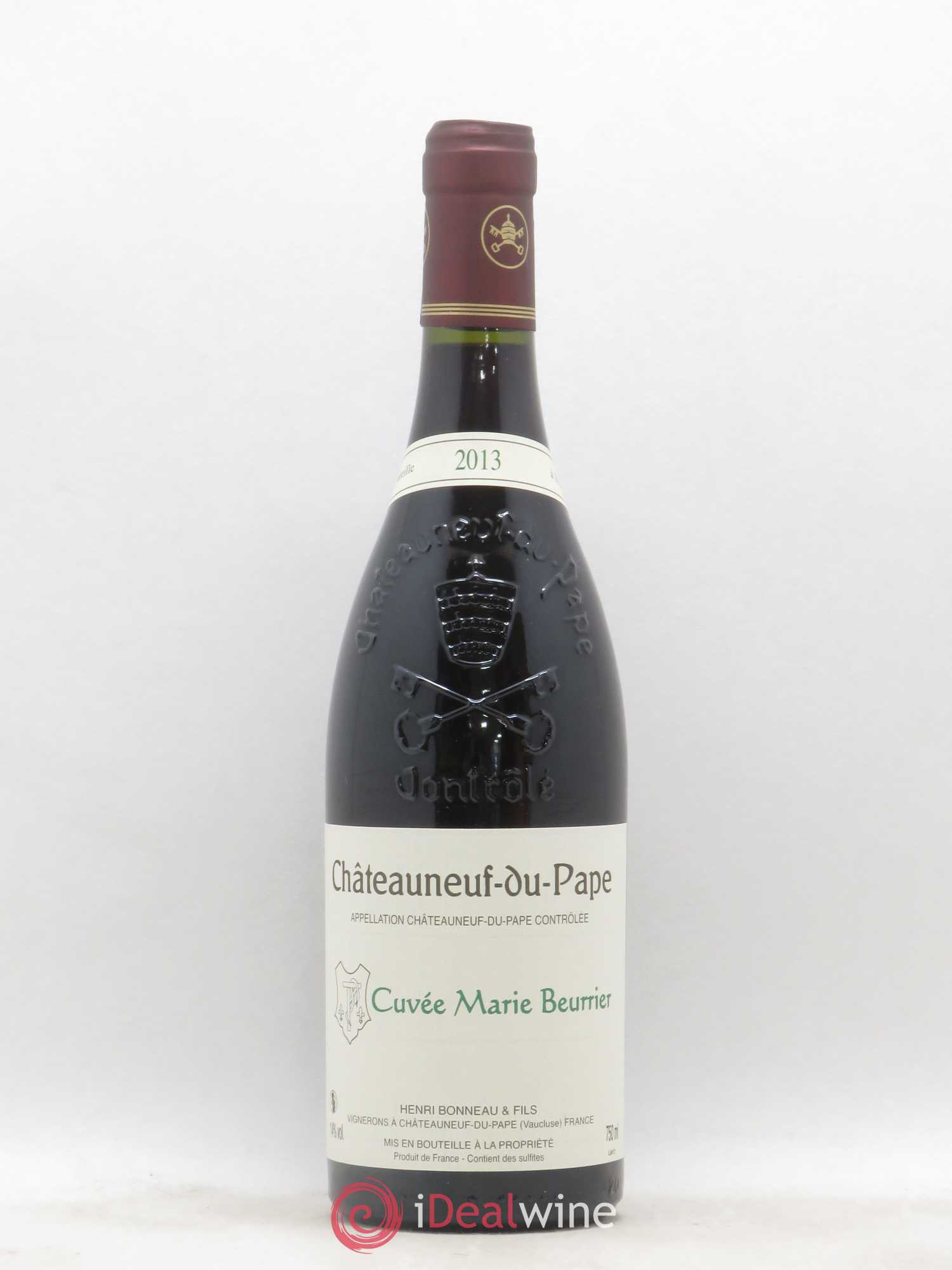 Châteauneuf-du-Pape Marie Beurrier Henri Bonneau & Fils 2013 - Lot de 1 bouteille - 0