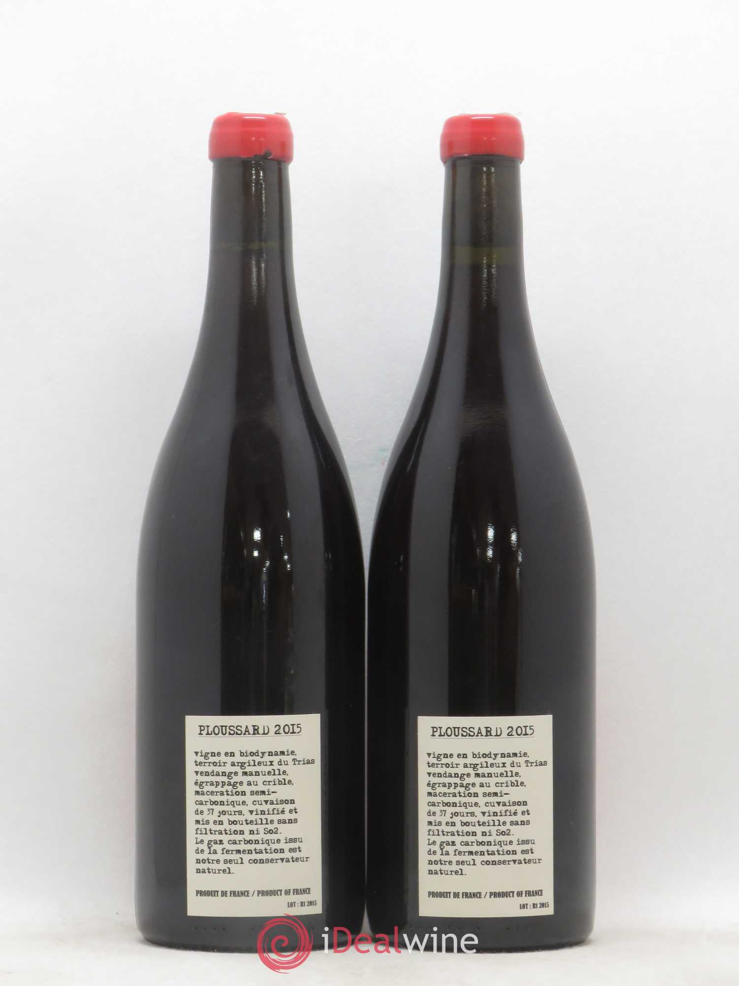 Arbois Ploussard Adeline Houillon & Renaud Bruyère 2015 - Lot de 2 bouteilles - 1