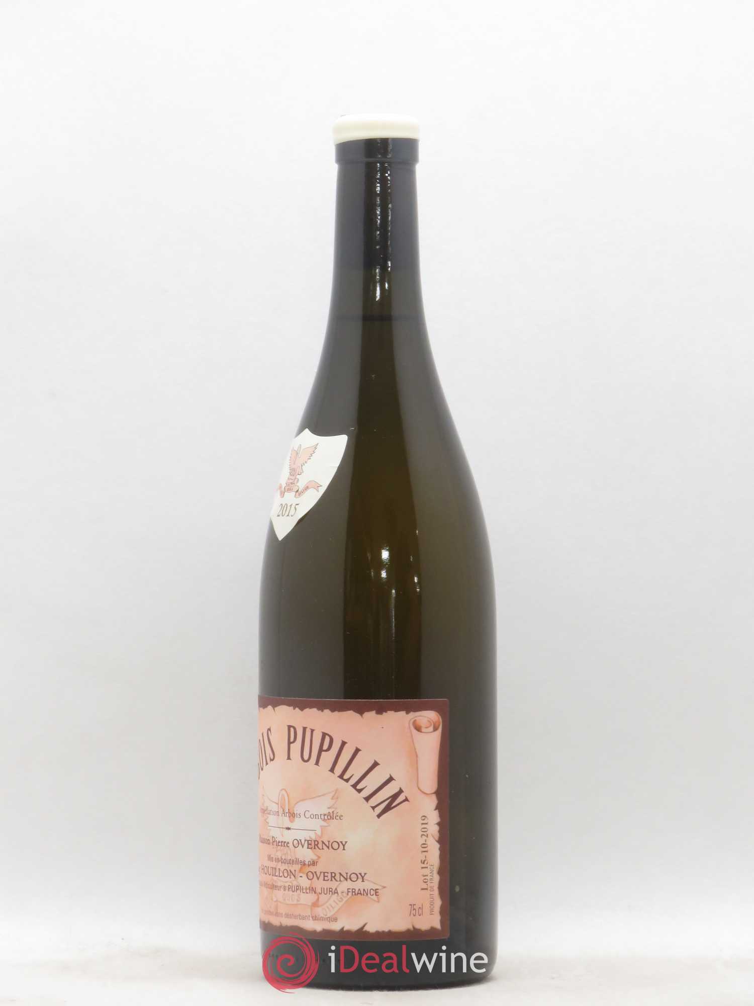 Arbois-Pupillin Chardonnay élevage prolongé (cire blanche) Overnoy-Houillon (Domaine) 2015 - Lot de 1 bouteille - 1