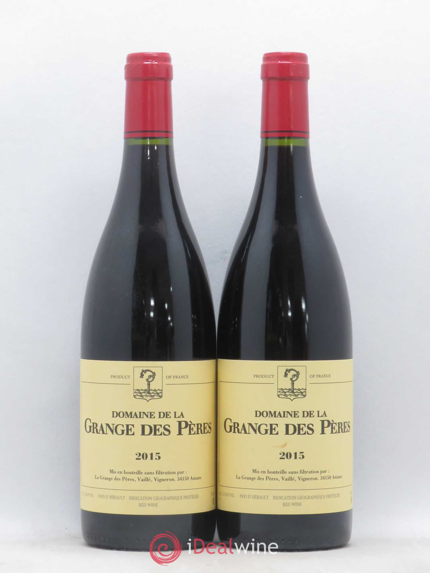 Pays d'Hérault Grange des Pères Laurent Vaillé 2015 - Lot de 2 bouteilles - 0
