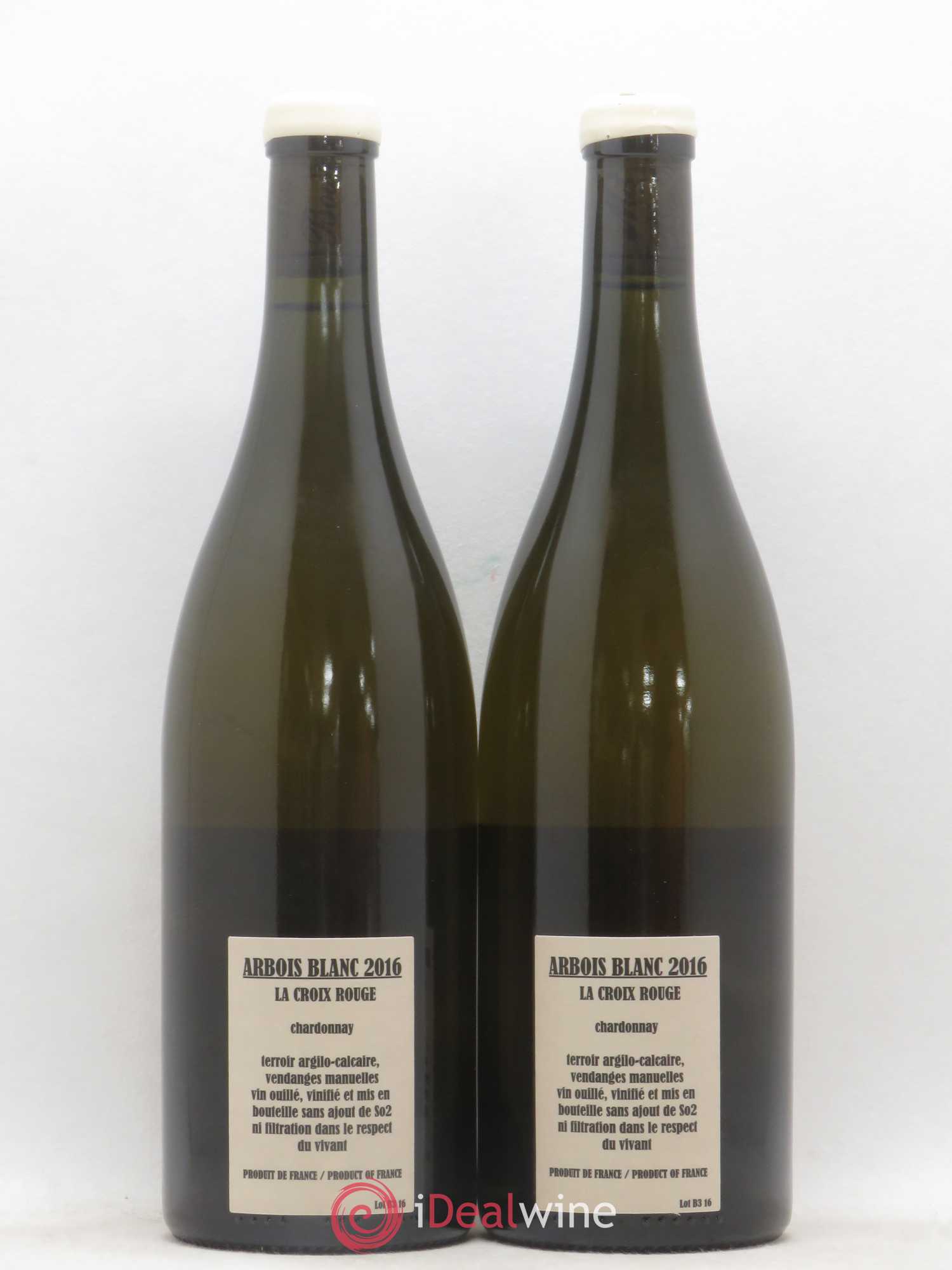 Arbois Chardonnay La Croix Rouge Adeline Houillon & Renaud Bruyère 2016 - Lot de 2 bouteilles - 1
