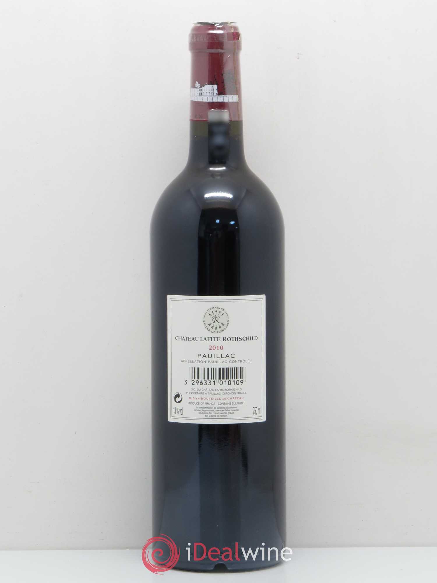 Château Lafite Rothschild 1er Grand Cru Classé 2010 - Lot de 1 bouteille - 1