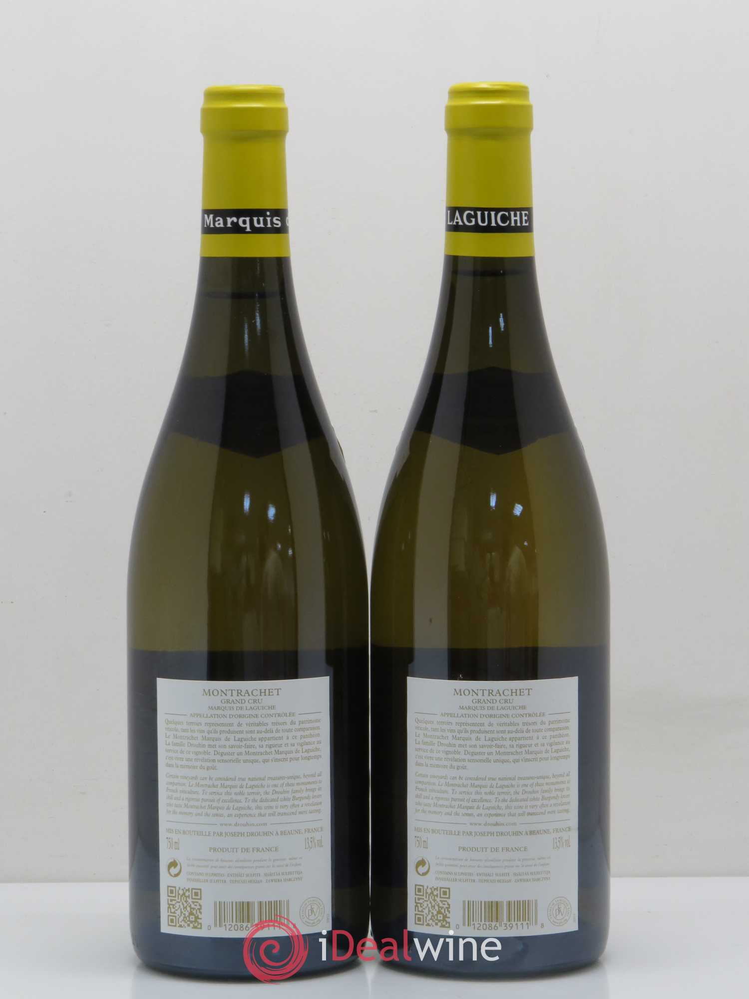 Montrachet Grand Cru Marquis de Laguiche Joseph Drouhin 2007 - Lot de 2 bouteilles - 1