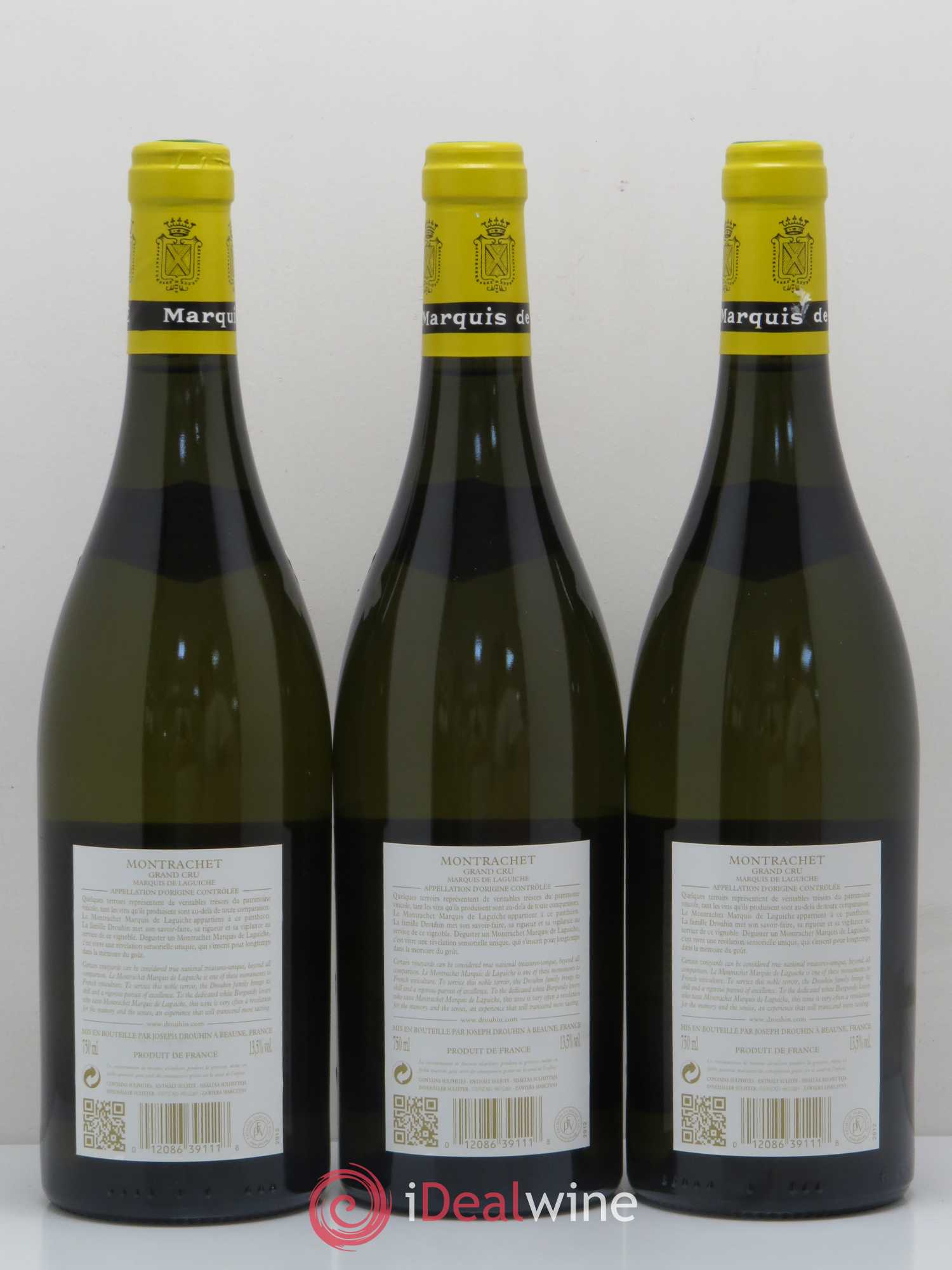 Montrachet Grand Cru Marquis de Laguiche Joseph Drouhin 2015 - Posten von 6 Flaschen - 2