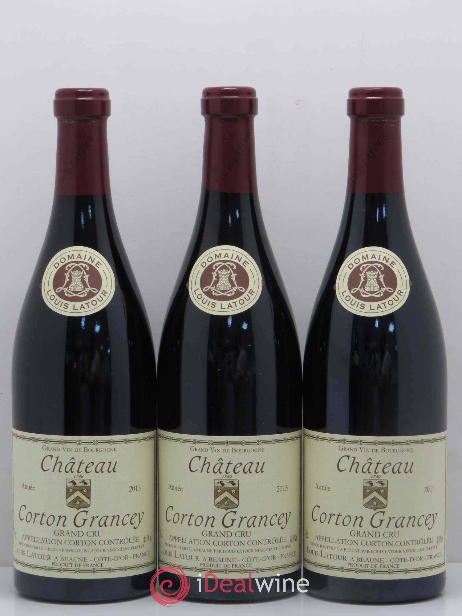 Corton Grand Cru Château Corton Grancey Louis Latour 2015 - Lot de 6 bouteilles - 1