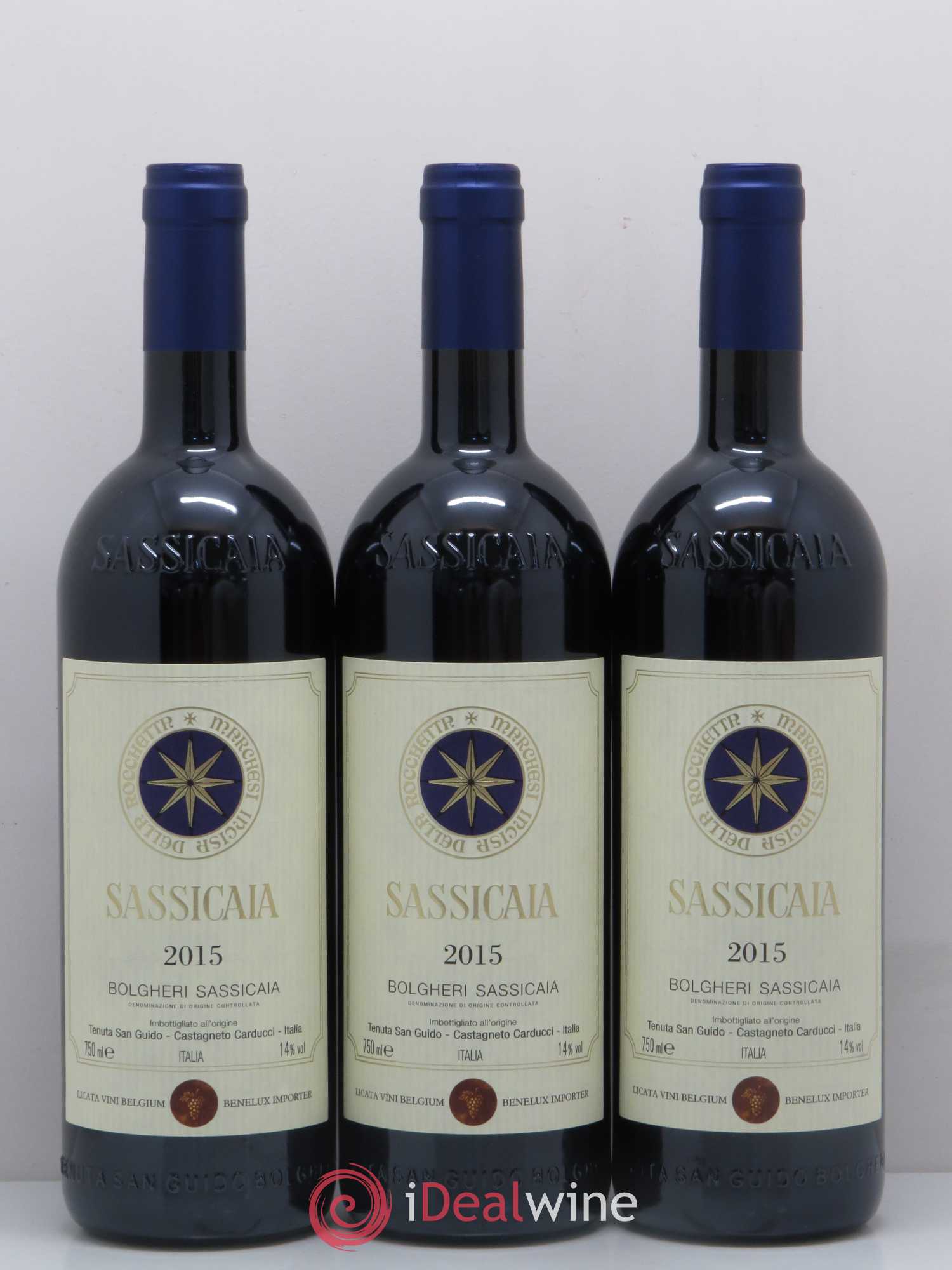 Bolgheri DOC Sassicaia Tenuta San Guido 2015 - Lot de 6 bouteilles - 3