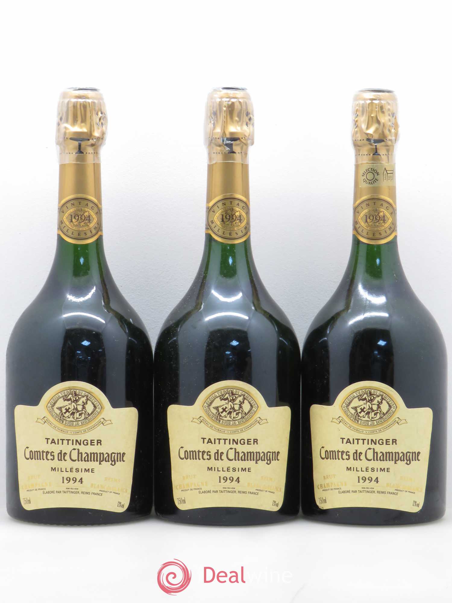 Comtes de Champagne Taittinger 1994 - Lot de 3 bouteilles - 0