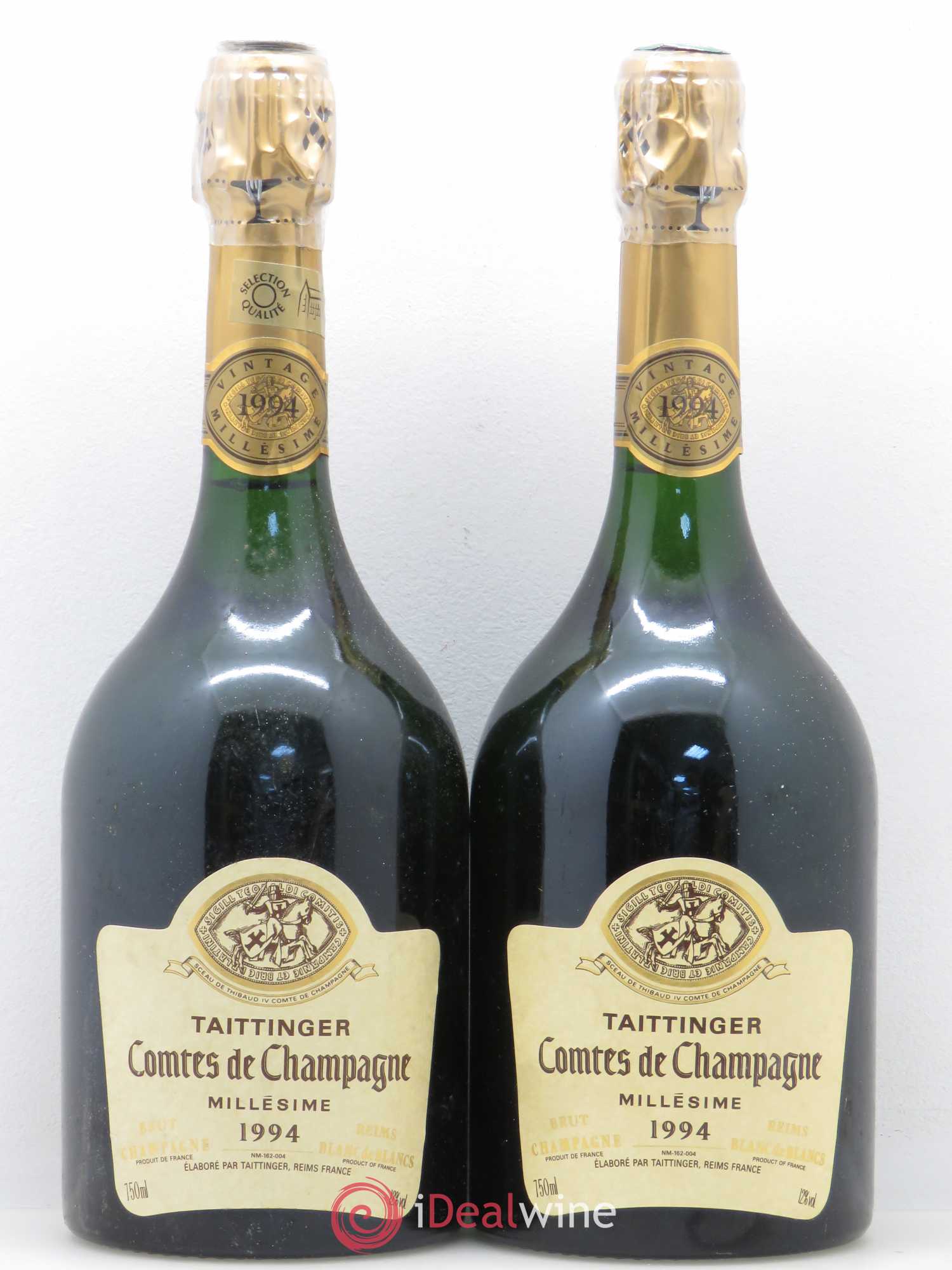 Comtes de Champagne Taittinger 1994 - Lot de 2 bouteilles - 0