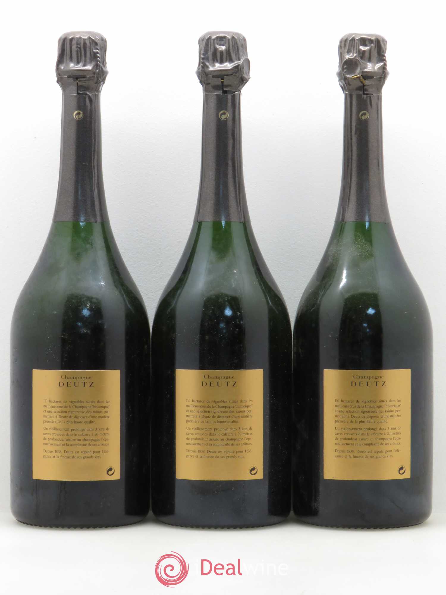 Cuvée William Deutz Deutz 1995 - Lot de 3 bouteilles - 1