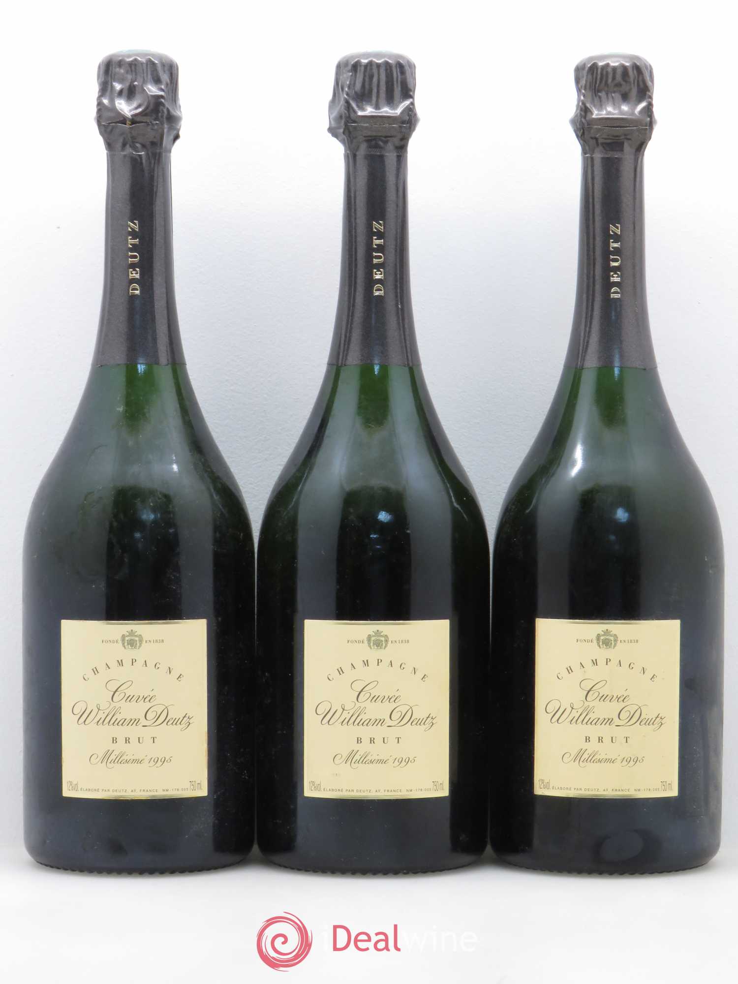 Cuvée William Deutz Deutz 1995 - Lot de 3 bouteilles - 0