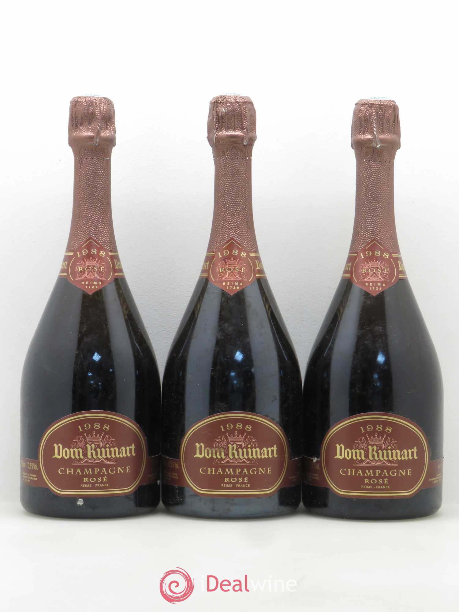 Dom Ruinart Brut Ruinart 1988 - Lot de 3 bouteilles - 0