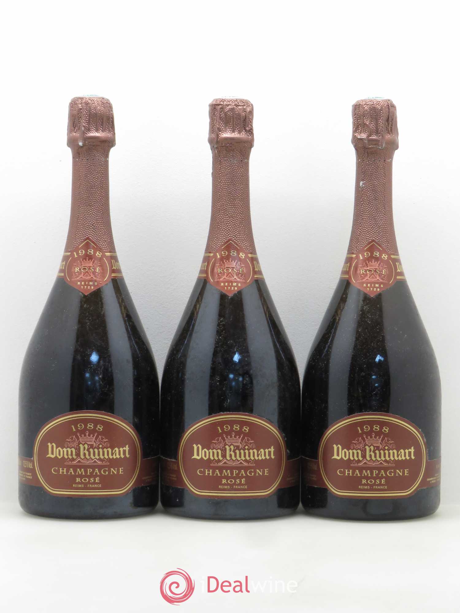 Dom Ruinart Brut Ruinart 1988 - Lot de 3 bouteilles - 0