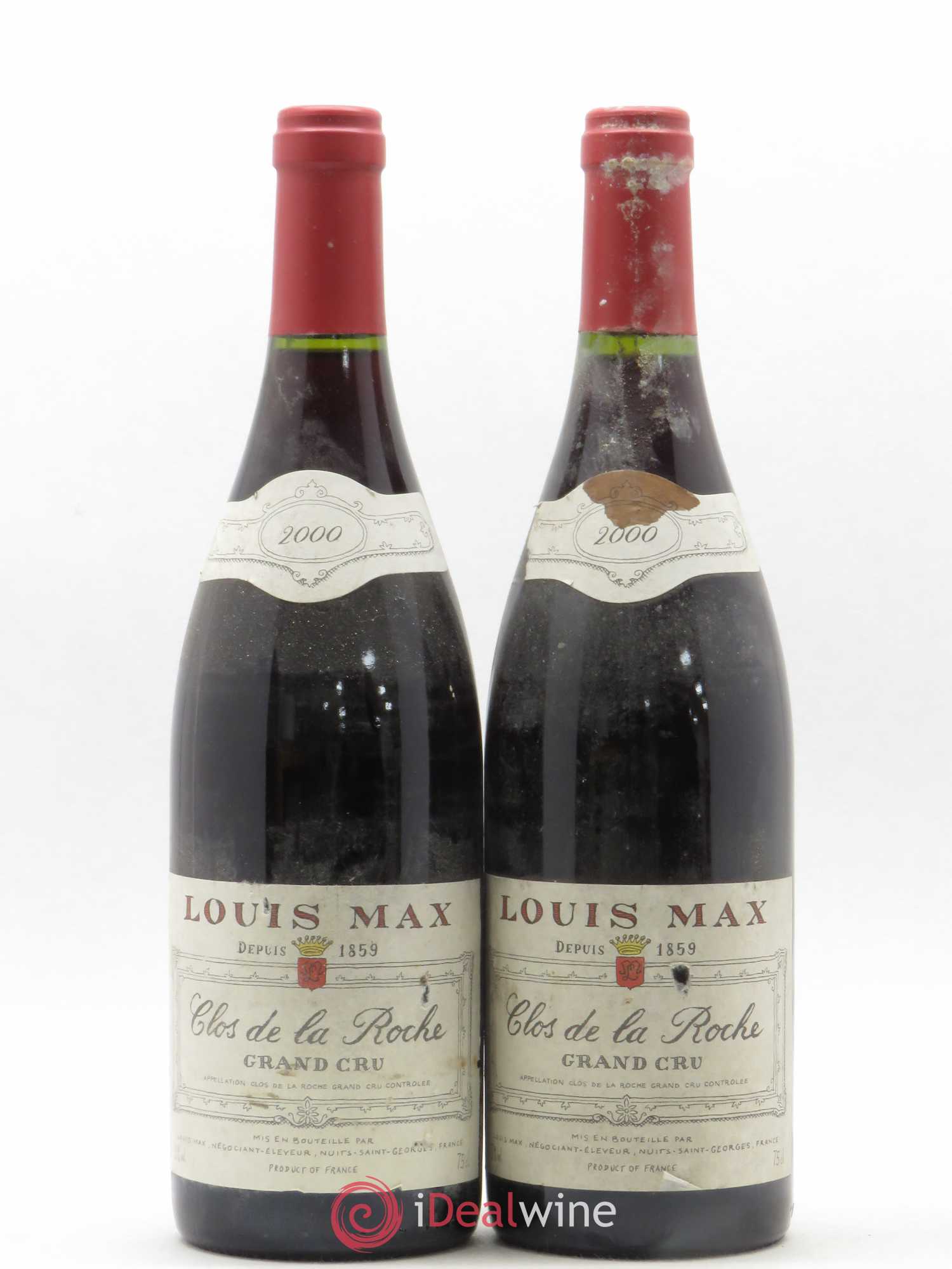 Clos de la Roche Grand Cru Louis Max 2000 - Lot de 2 bouteilles - 0
