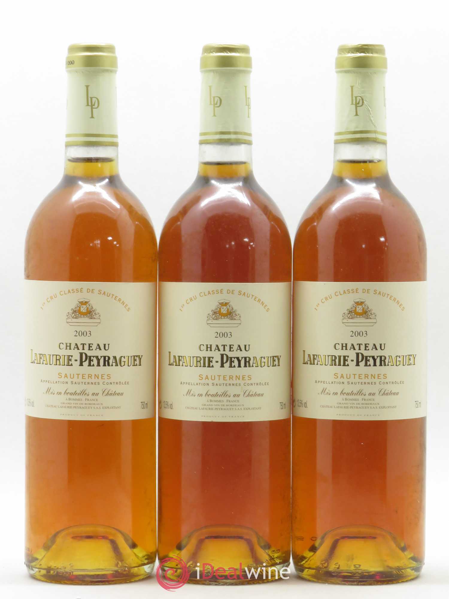 Château Lafaurie-Peyraguey 1er Grand Cru Classé 2003 - Lotto di 6 bottiglie - 2