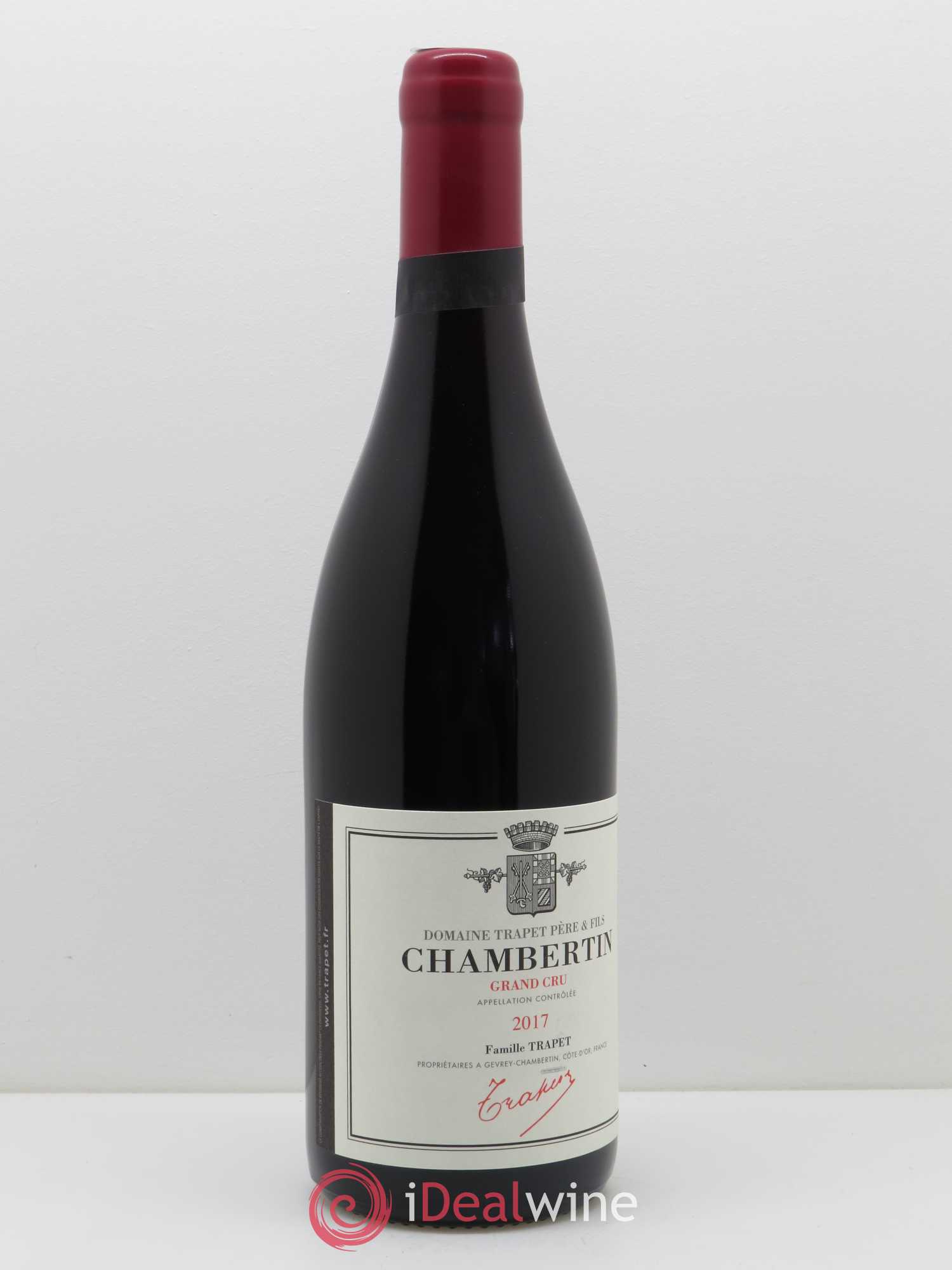 Chambertin Grand Cru Domaine Trapet  2017 - Lot de 1 bouteille - 1