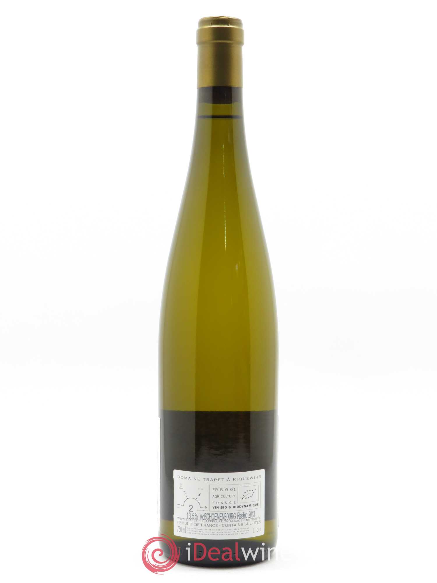 Alsace Riesling Grand Cru Schoenenbourg Domaine Trapet 2013 - Lot de 1 bouteille - 1
