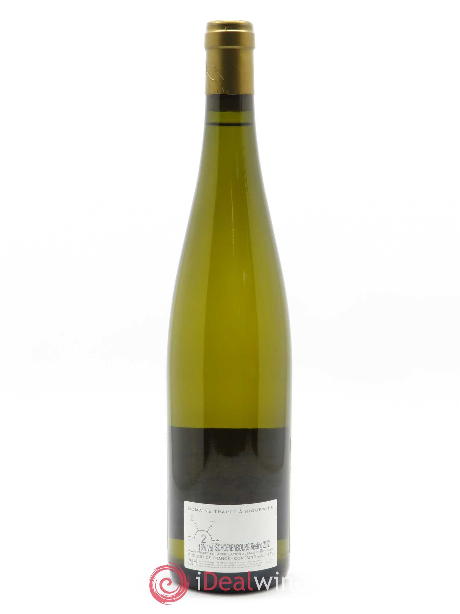 Alsace Riesling Grand Cru Schoenenbourg Domaine Trapet 2012 - Lot de 1 bouteille - 1