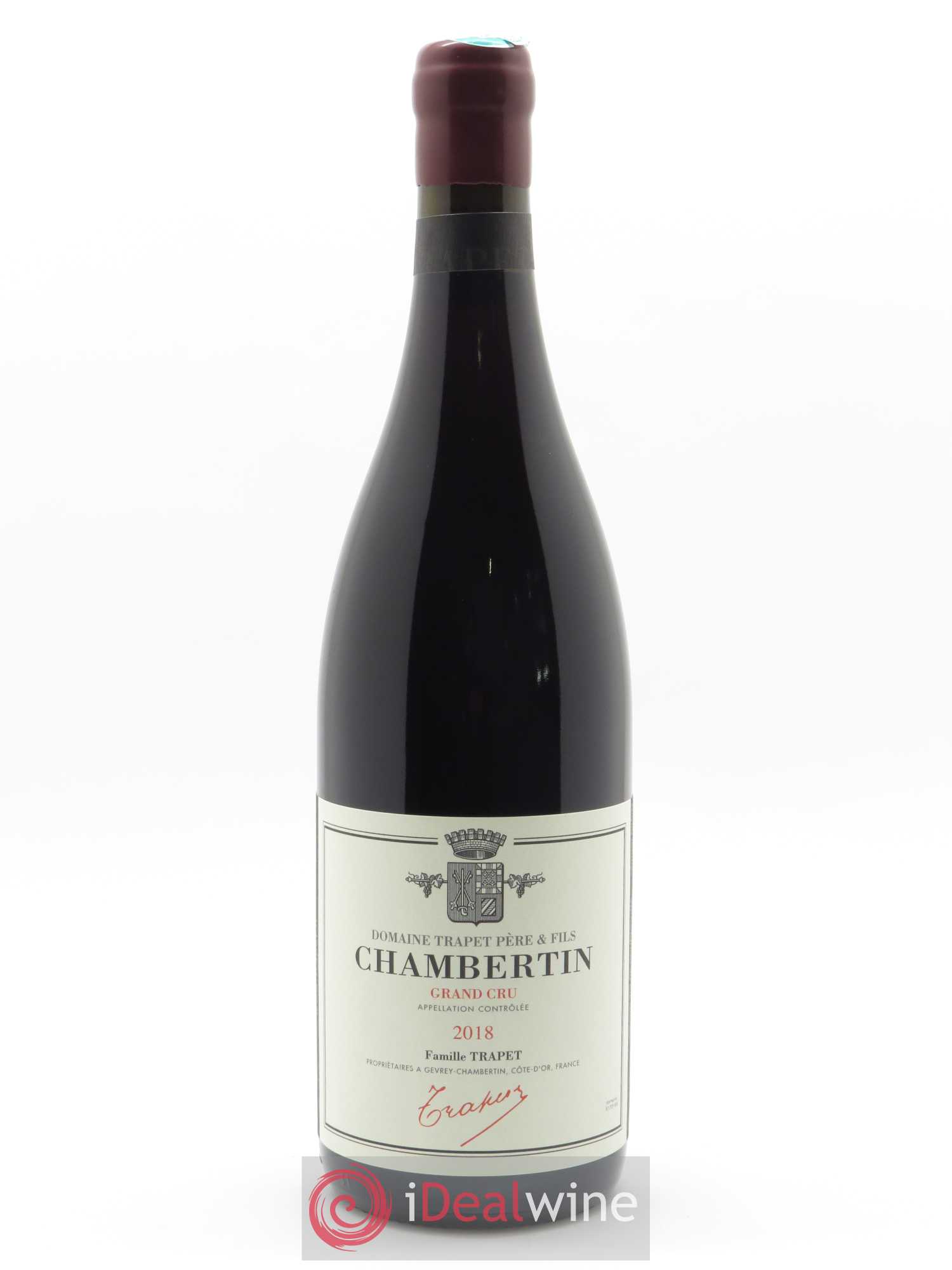 Chambertin Grand Cru Domaine Trapet 2018 - Lot de 1 bouteille - 0