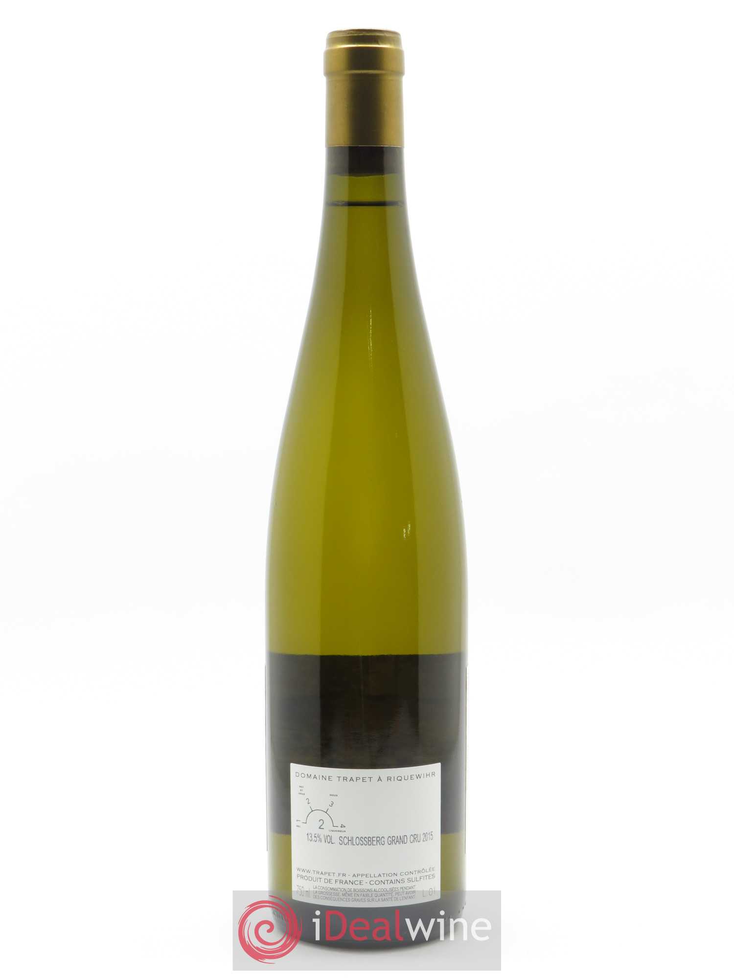 Alsace Riesling Grand Cru Schlossberg Domaine Trapet 2015 - Lot of 1 bottle - 1