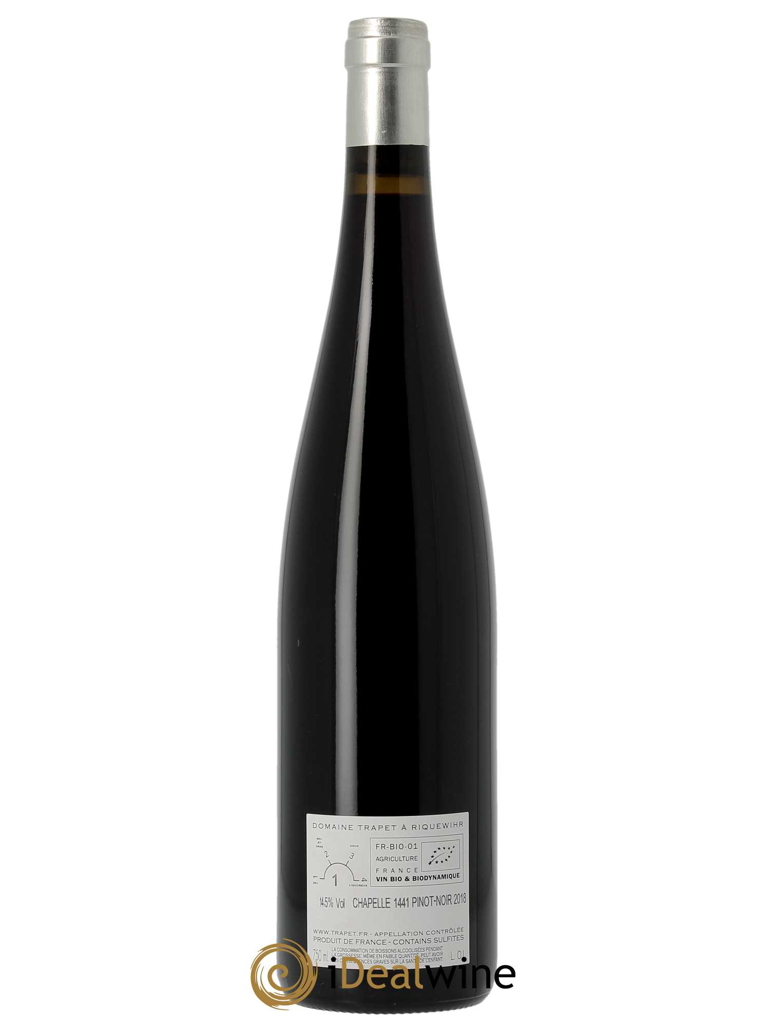 Alsace Chapelle 1441 Domaine Trapet 2018 - Lot de 1 bouteille - 1