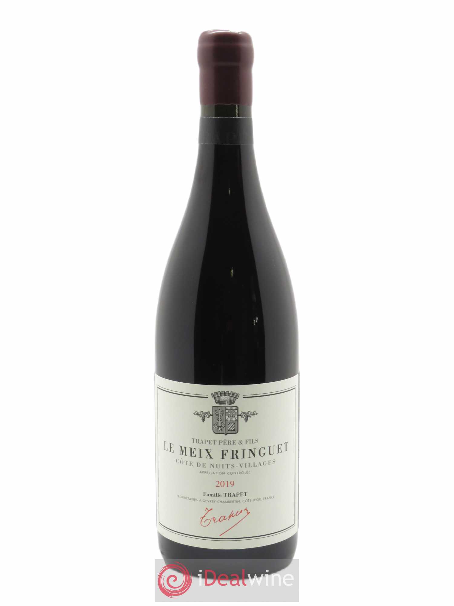Côte de Nuits-Villages Le Meix Fringuet Domaine Trapet 2019 - Lot de 1 bouteille - 0