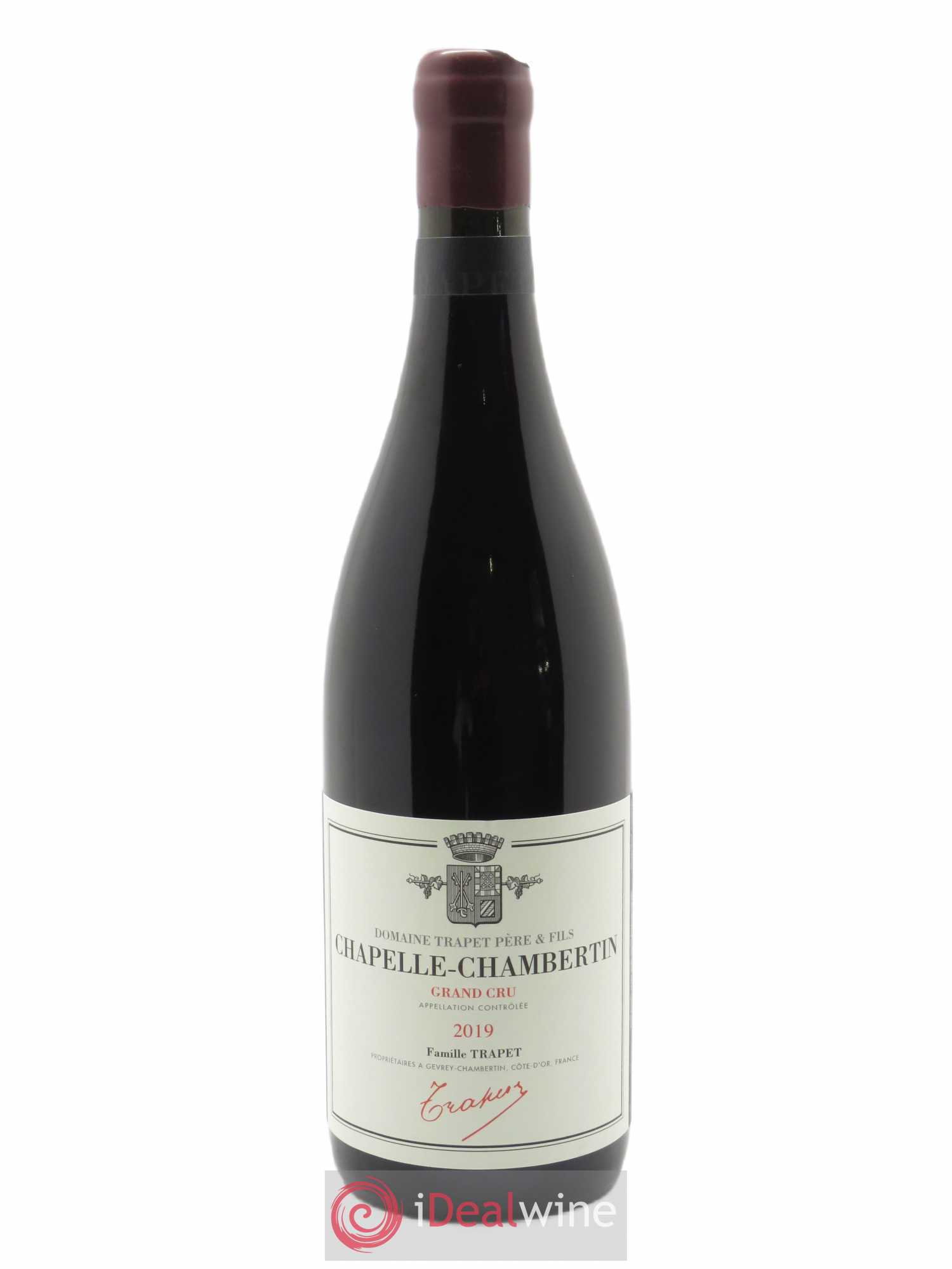 Chapelle-Chambertin Grand Cru Domaine Trapet 2019 - Lot de 1 bouteille - 0