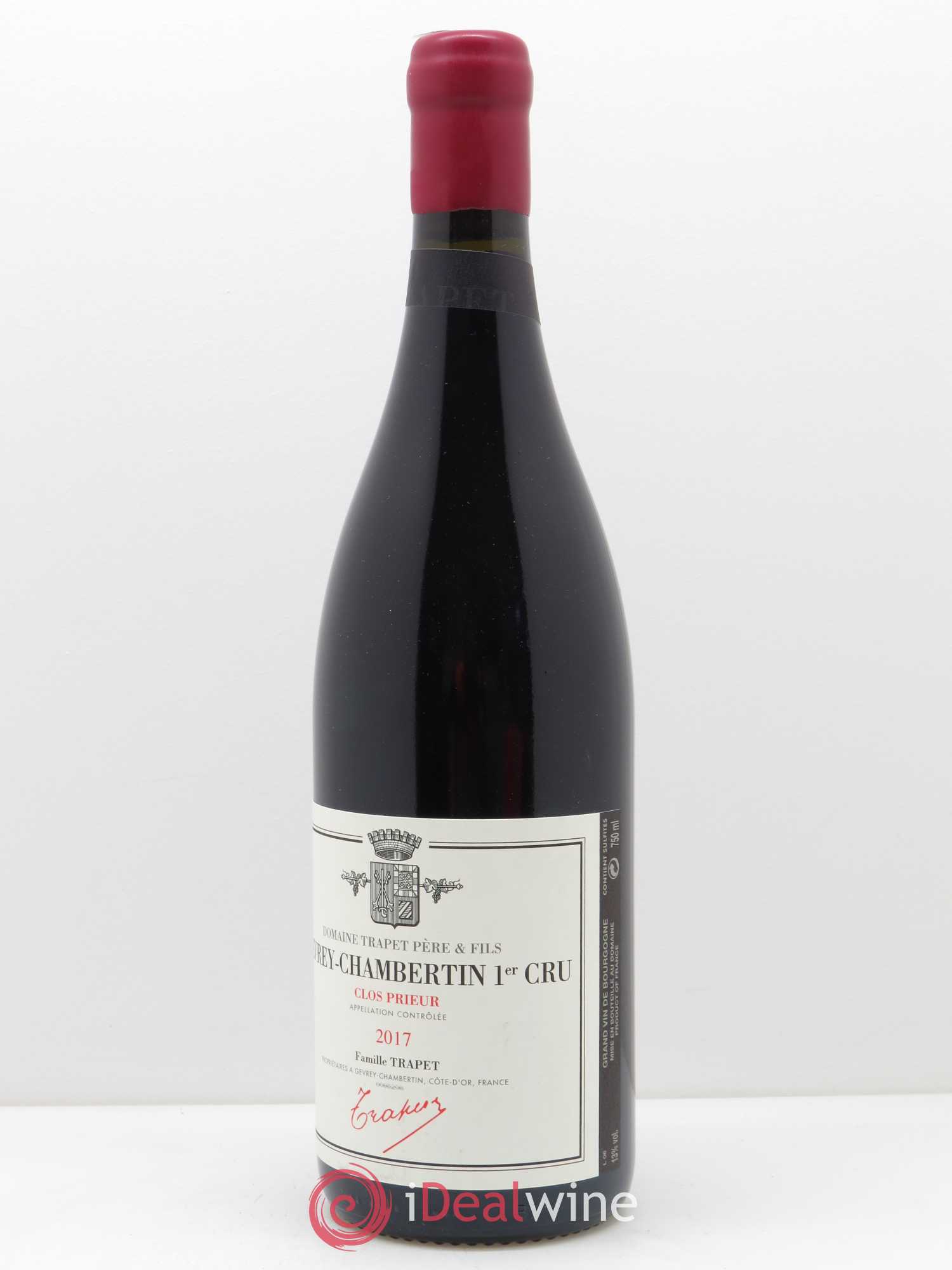 Gevrey-Chambertin 1er Cru Clos Prieur Domaine Trapet 2017 - Lot de 1 bouteille - 1