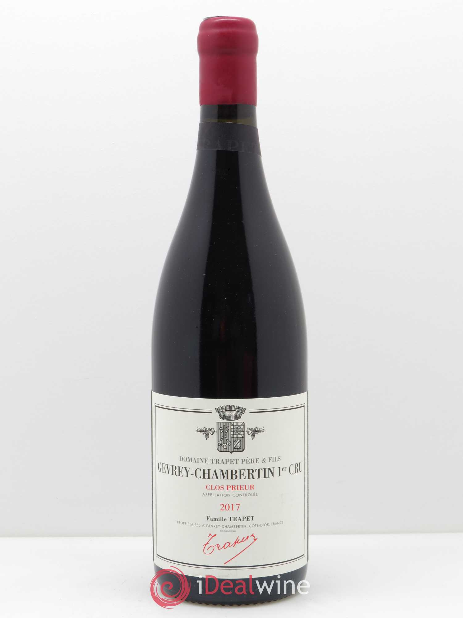 Gevrey-Chambertin 1er Cru Clos Prieur Domaine Trapet 2017 - Lot de 1 bouteille - 0
