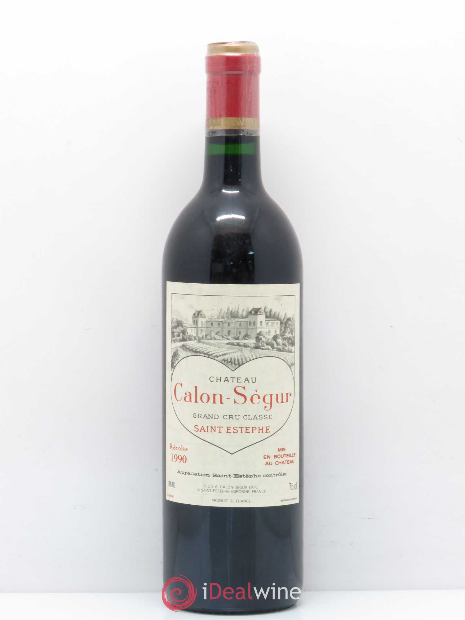 Château Calon Ségur 3ème Grand Cru Classé 1990 - Lot de 1 bouteille - 0