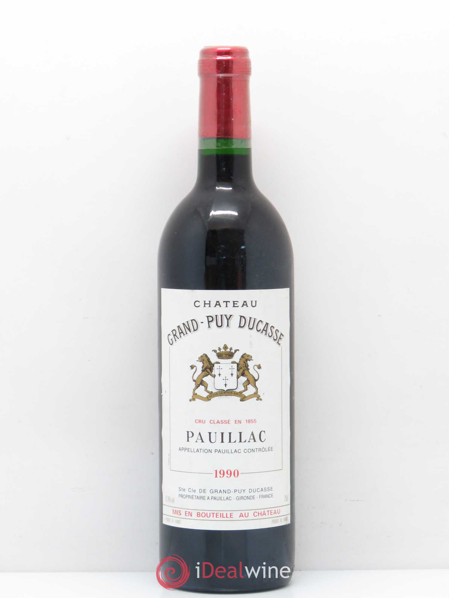 Château Grand Puy Ducasse 5ème Grand Cru Classé 1990 - Lot de 1 bouteille - 0