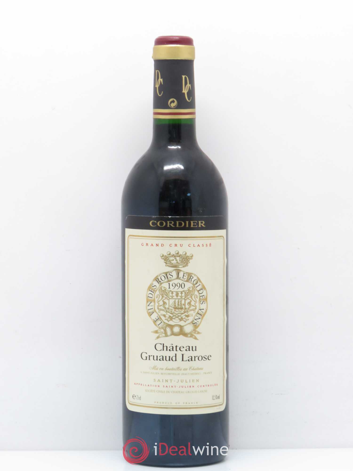 Château Gruaud Larose 2ème Grand Cru Classé 1990 - Lot de 1 bouteille - 0