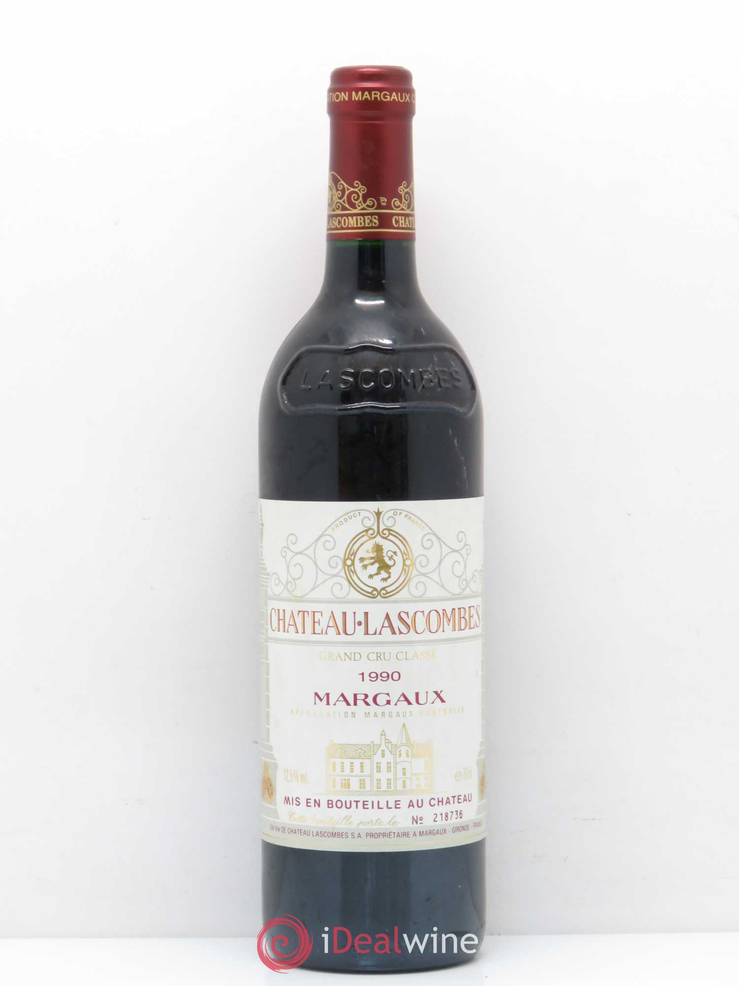Château Lascombes 2ème Grand Cru Classé 1990 - Lot de 1 bouteille - 0
