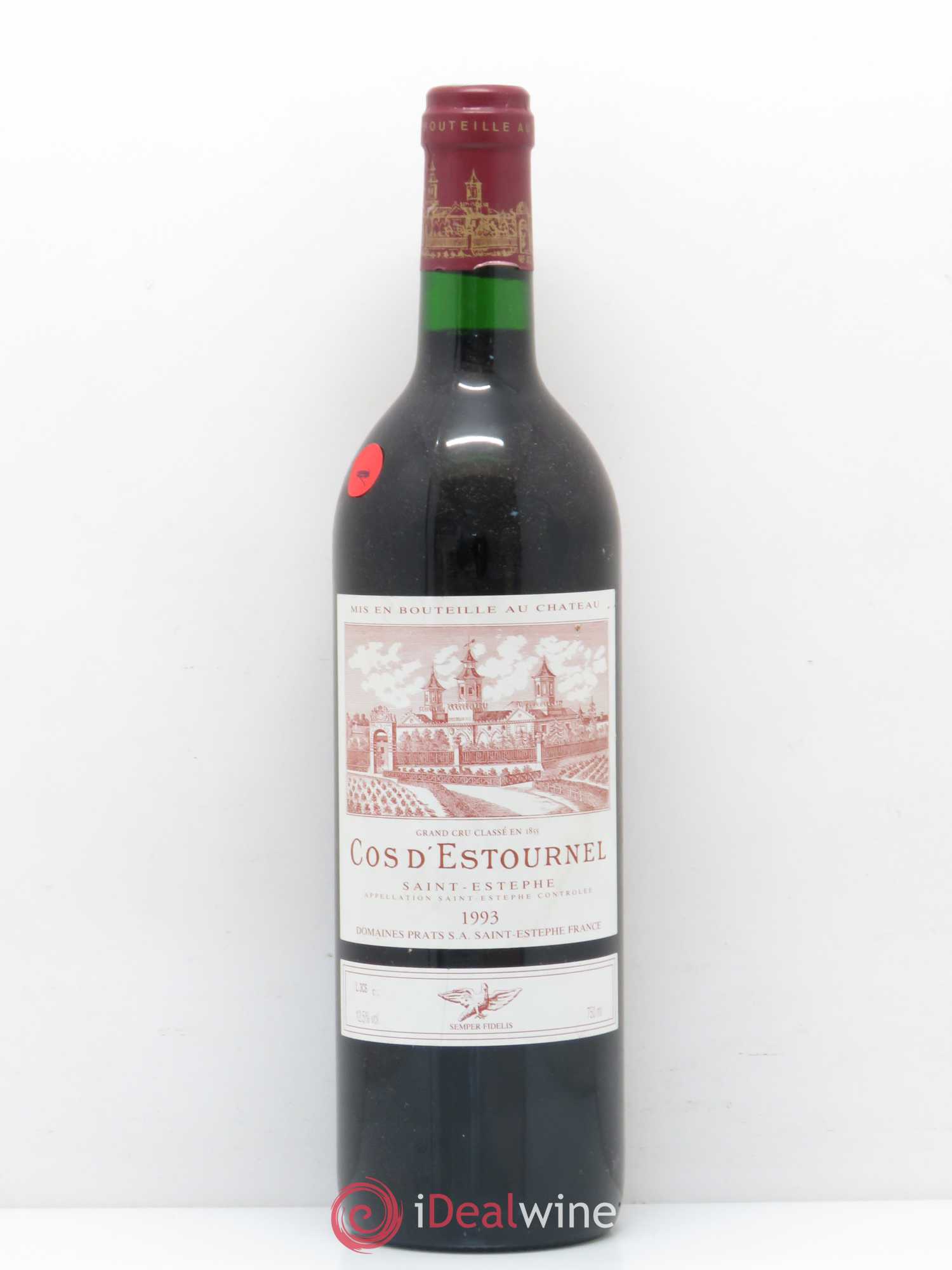 Cos d'Estournel 2ème Grand Cru Classé 1993 - Lot de 1 bouteille - 0