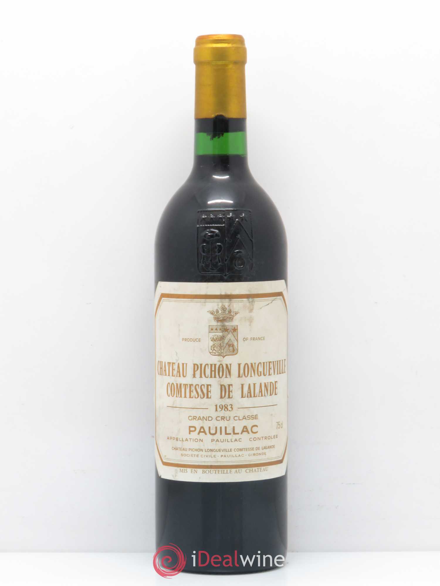 Château Pichon Longueville Comtesse de Lalande 2ème Grand Cru Classé 1983 - Lot de 1 bouteille - 0