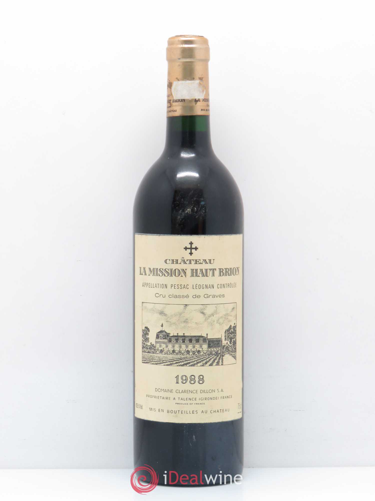 Château la Mission Haut-Brion Cru Classé de Graves 1988 - Lotto di 1 bottiglia - 0