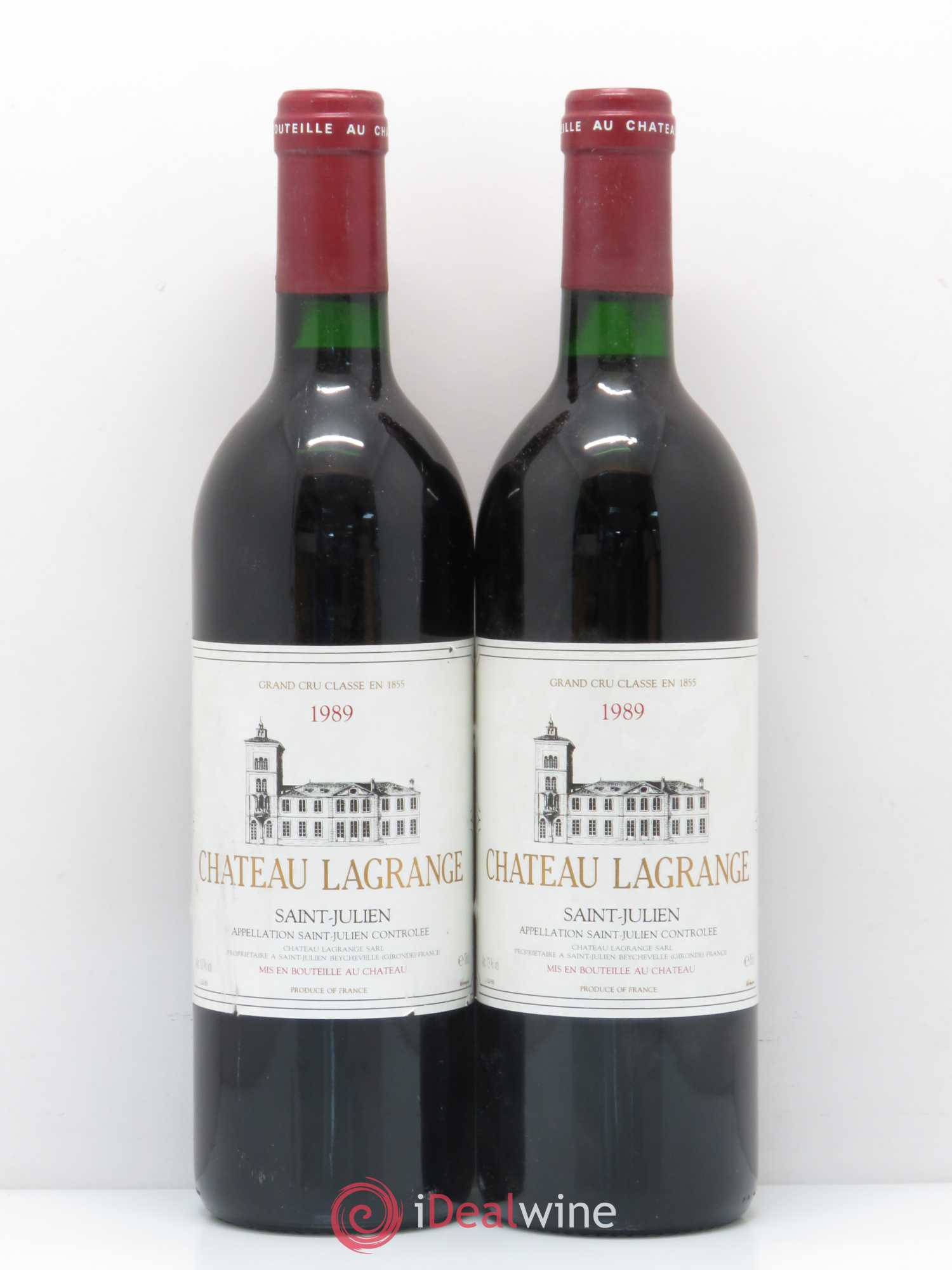 Château Lagrange 3ème Grand Cru Classé 1989 - Lot de 2 bouteilles - 0