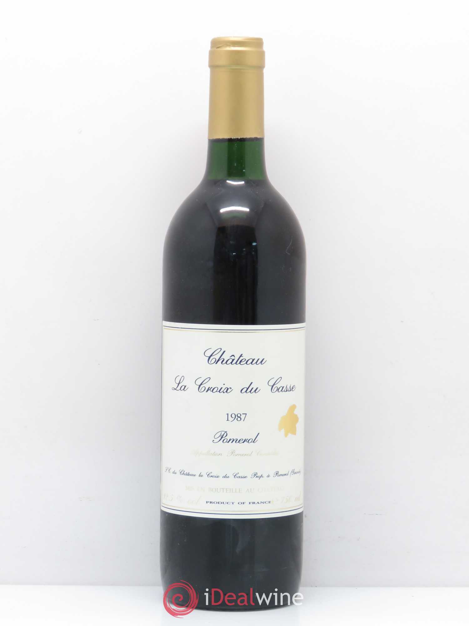 Château la Croix du Casse 1987 - Lot de 1 bouteille - 0
