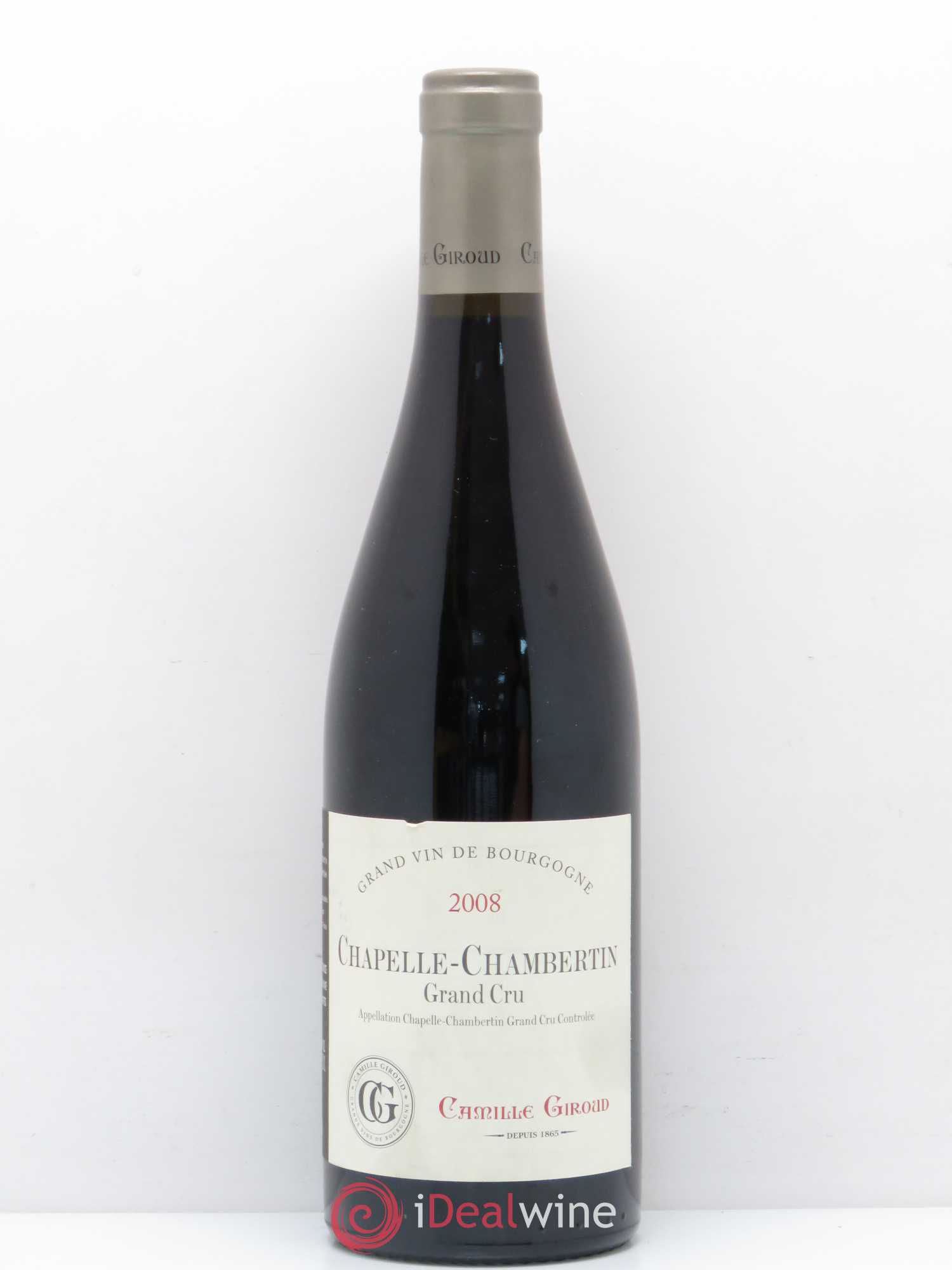 Chapelle-Chambertin Grand Cru Camille Giroud 2008 - Lot de 1 bouteille - 0