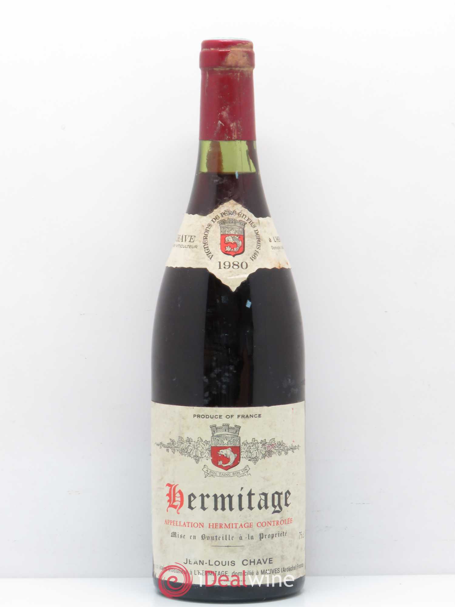 Hermitage Jean-Louis Chave 1980 - Lot de 1 bouteille - 0