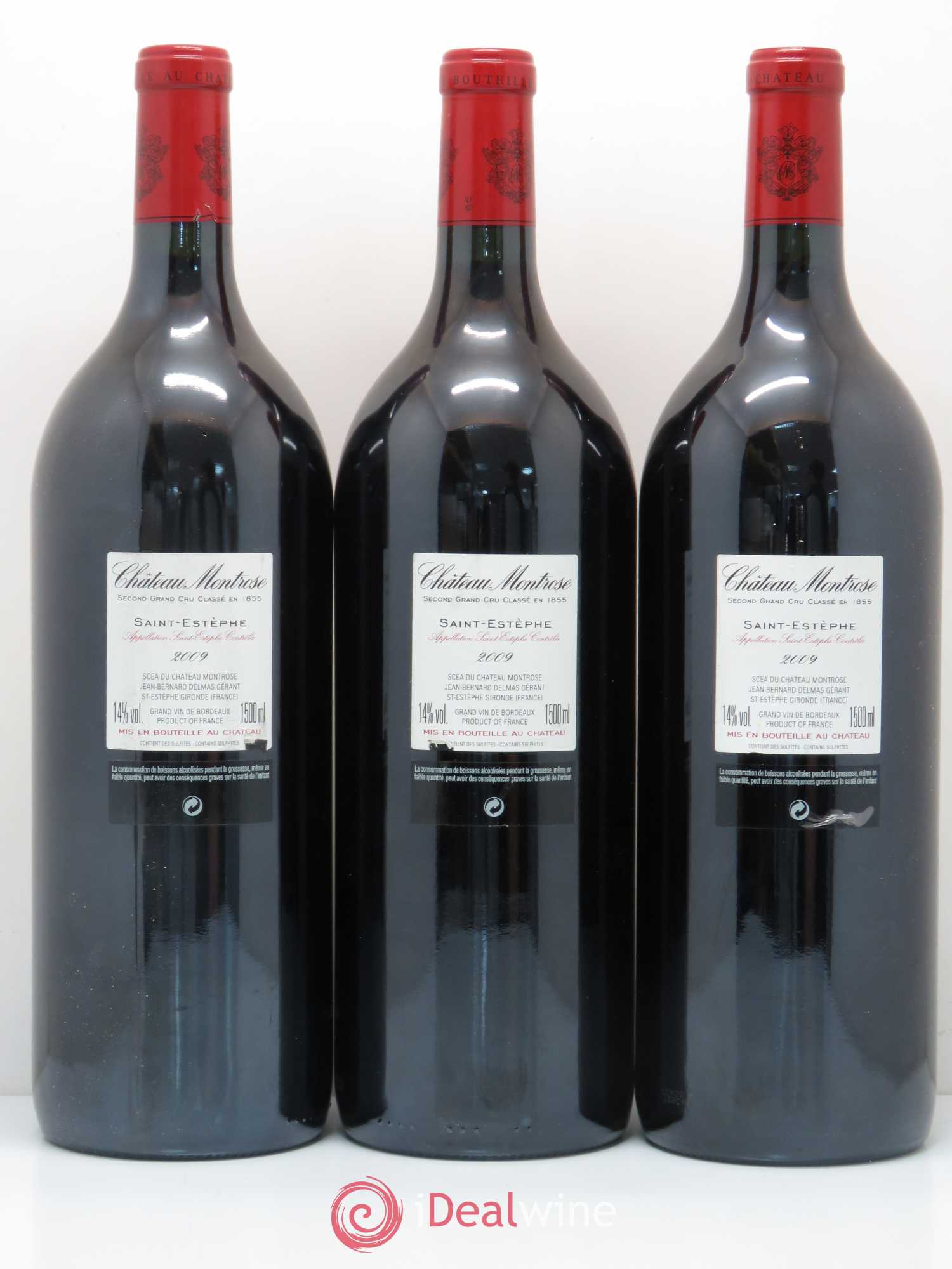 Château Montrose 2ème Grand Cru Classé 2009 - Lot de 3 magnums - 1